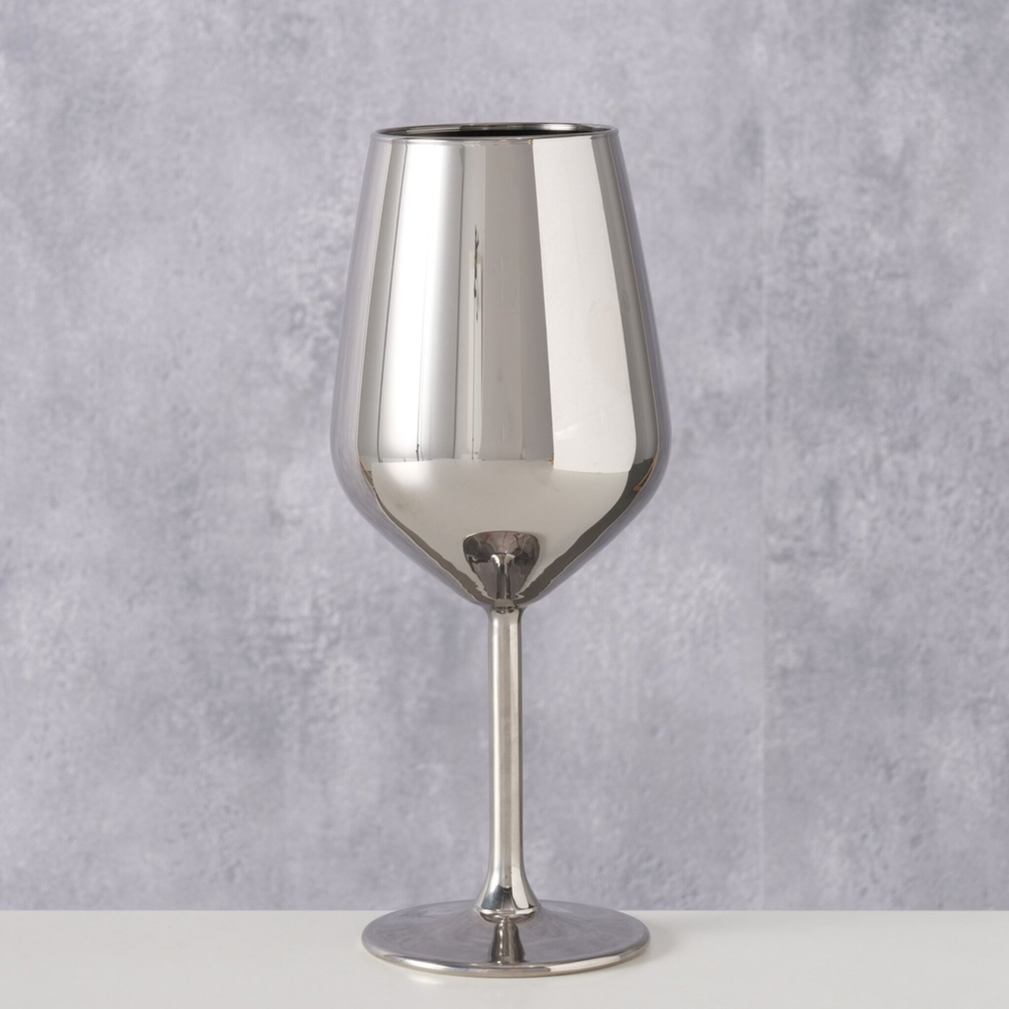 Weinglas Adora metallic, silber 