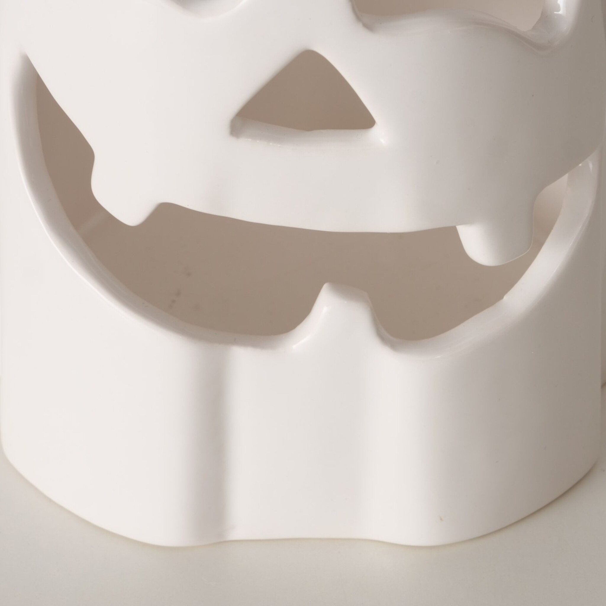 Windlicht Bou Halloween Deko, weiss 