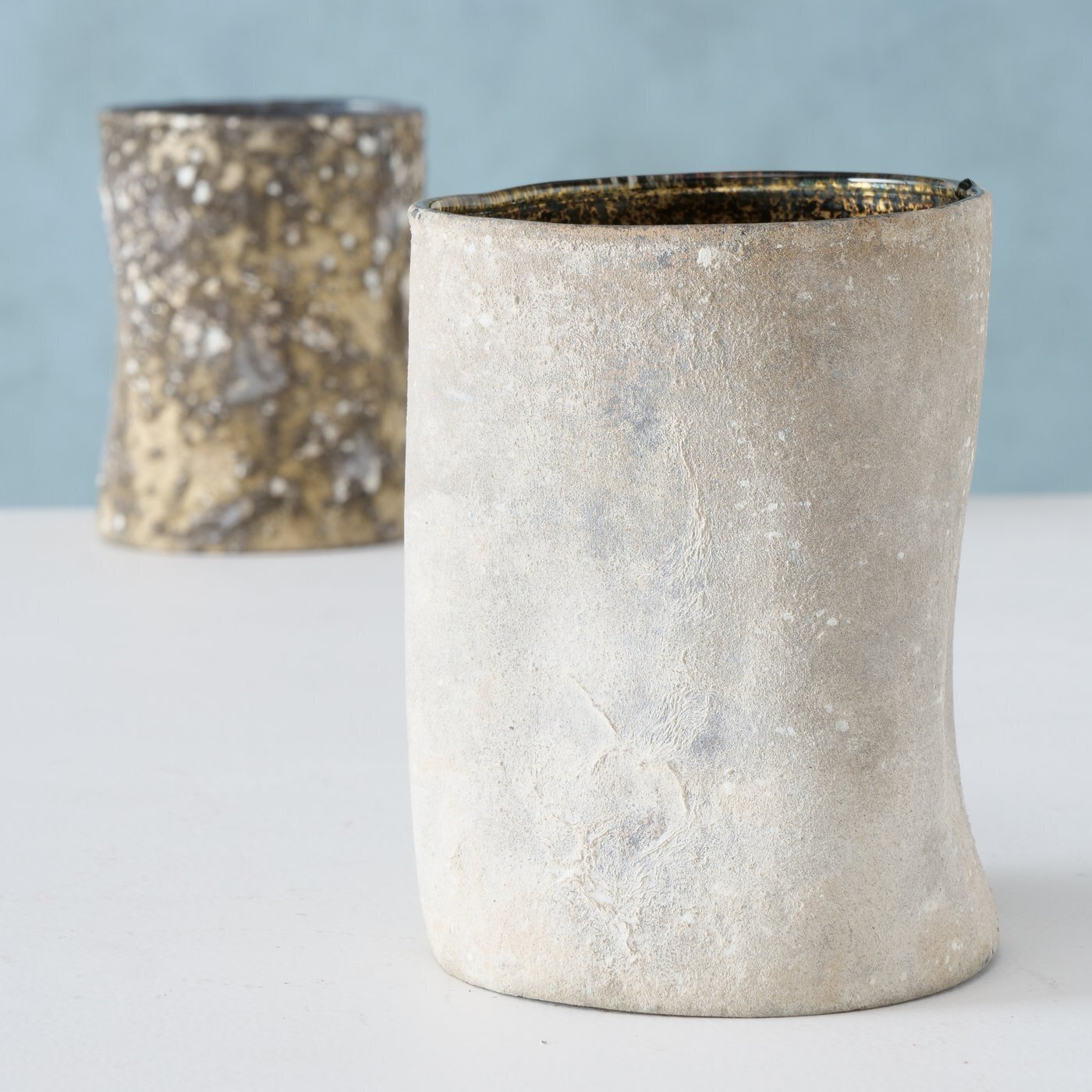 Windlicht Lurcey 2er Set, diverse H14/Ø10 cm