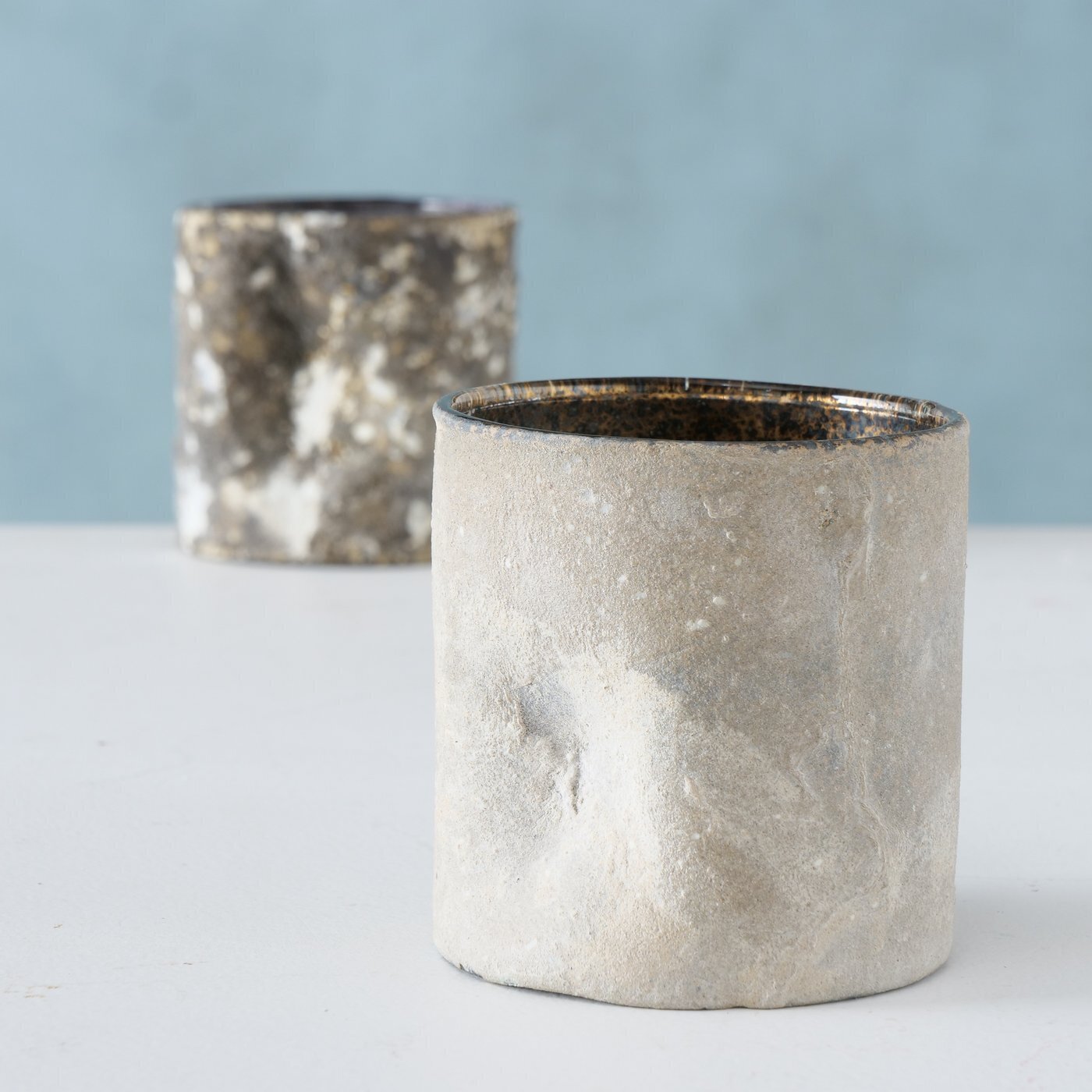 Windlicht Lurcey 2er Set, diverse H8/Ø7 cm