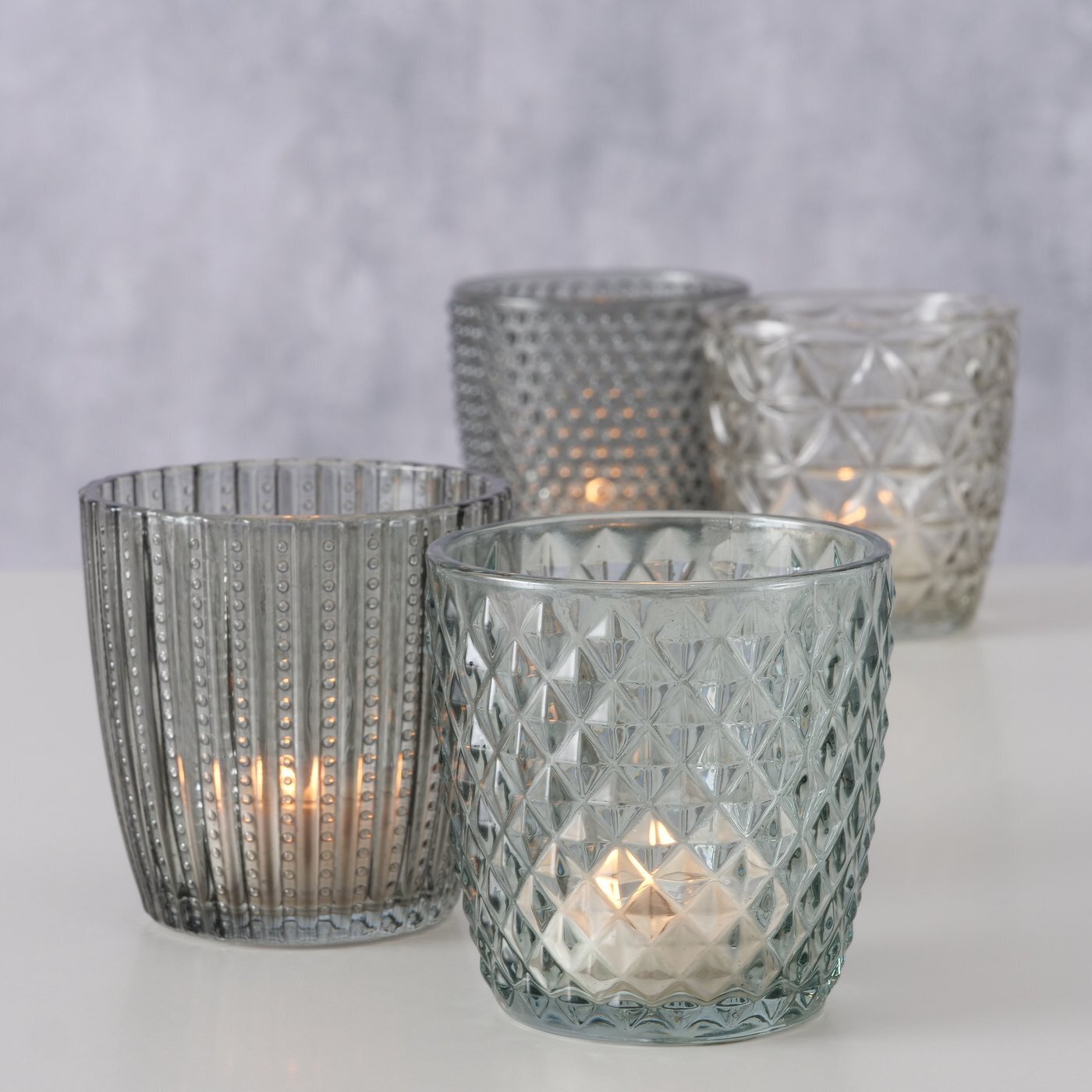 Windlicht Marilu 4er Set, grün