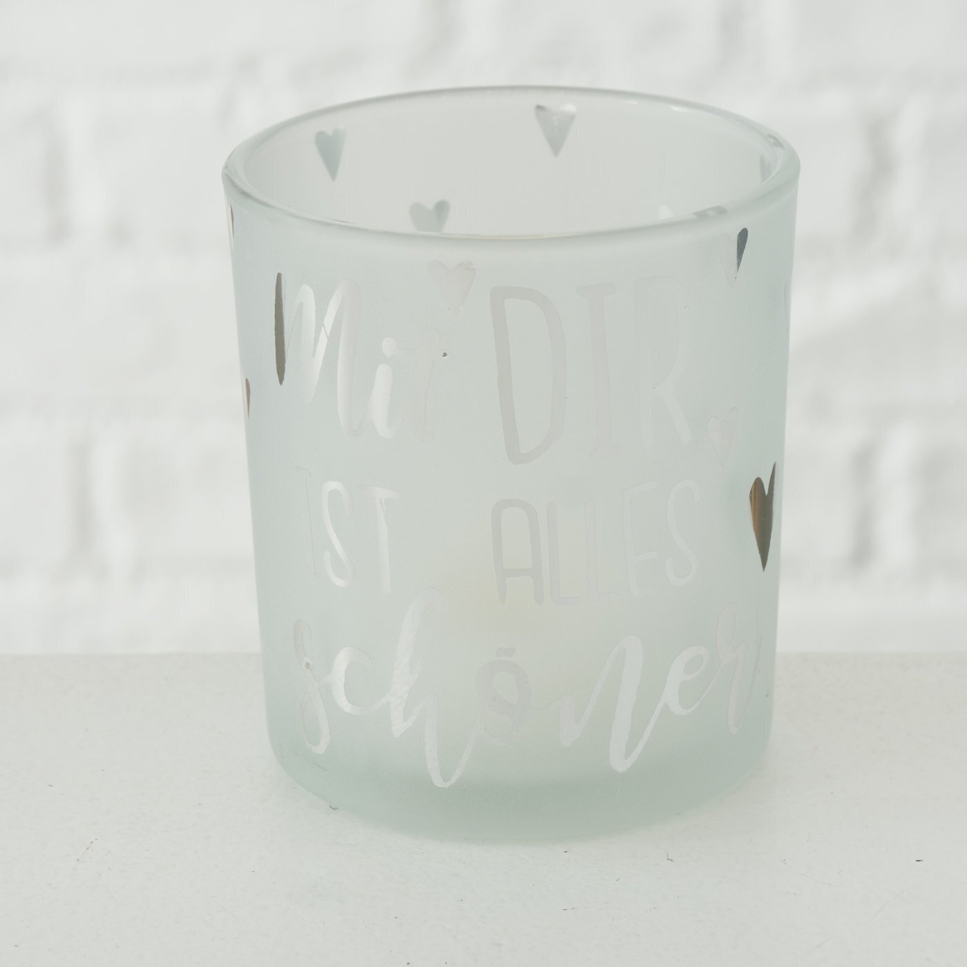 Windlicht Marry 3er Set, weiss