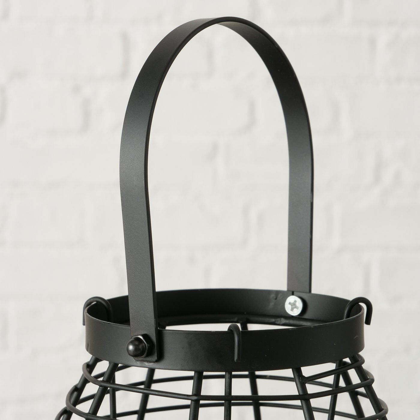 Windlicht Sasko, schwarz 