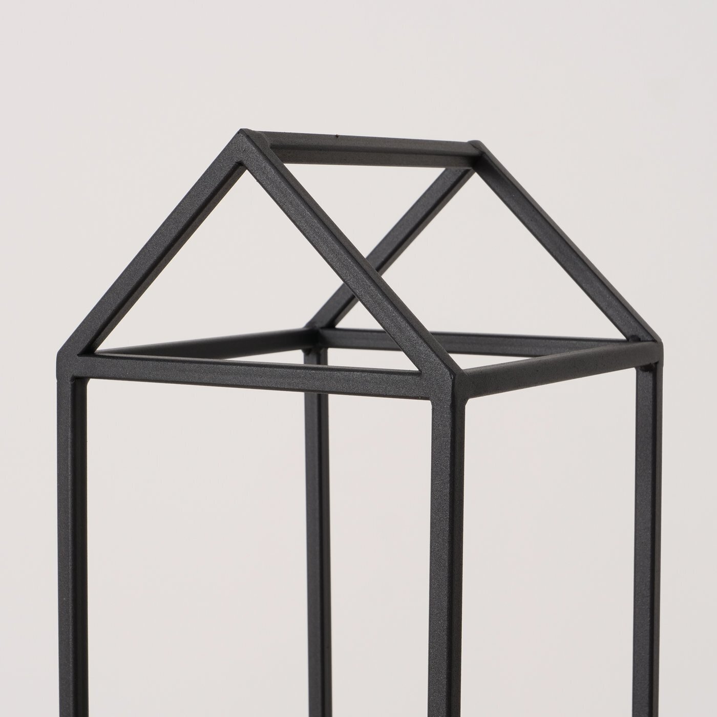 Windlichtständer Plock, schwarz 