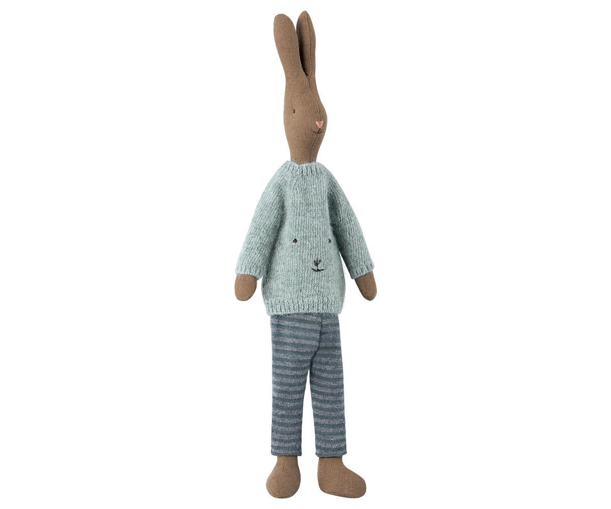 Brauner Medium Hase 'Linus', blau Medium, 53 cm