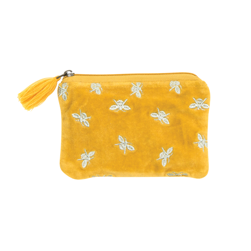 Geldbeutel Bienen, gelb 