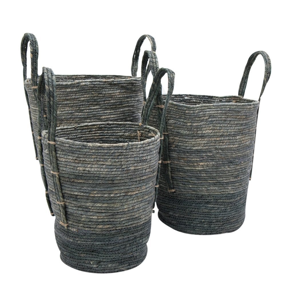 Körbchen L 3er Set Multi, blau 