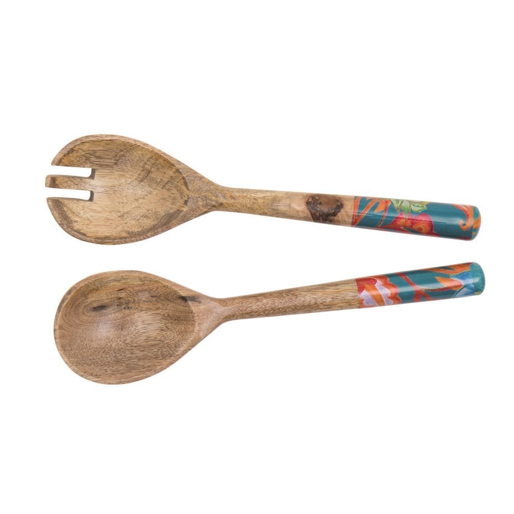 Salatbesteck Pattern aus Mangoholz von byRoom günstig bestellen | SKANDEKO