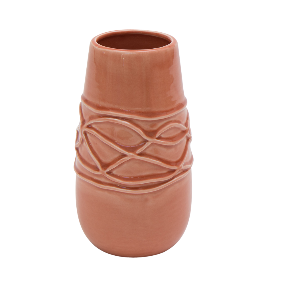 Vase Keramik High, rose 