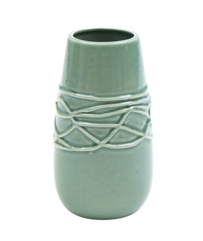 Vase Keramik High, grün 