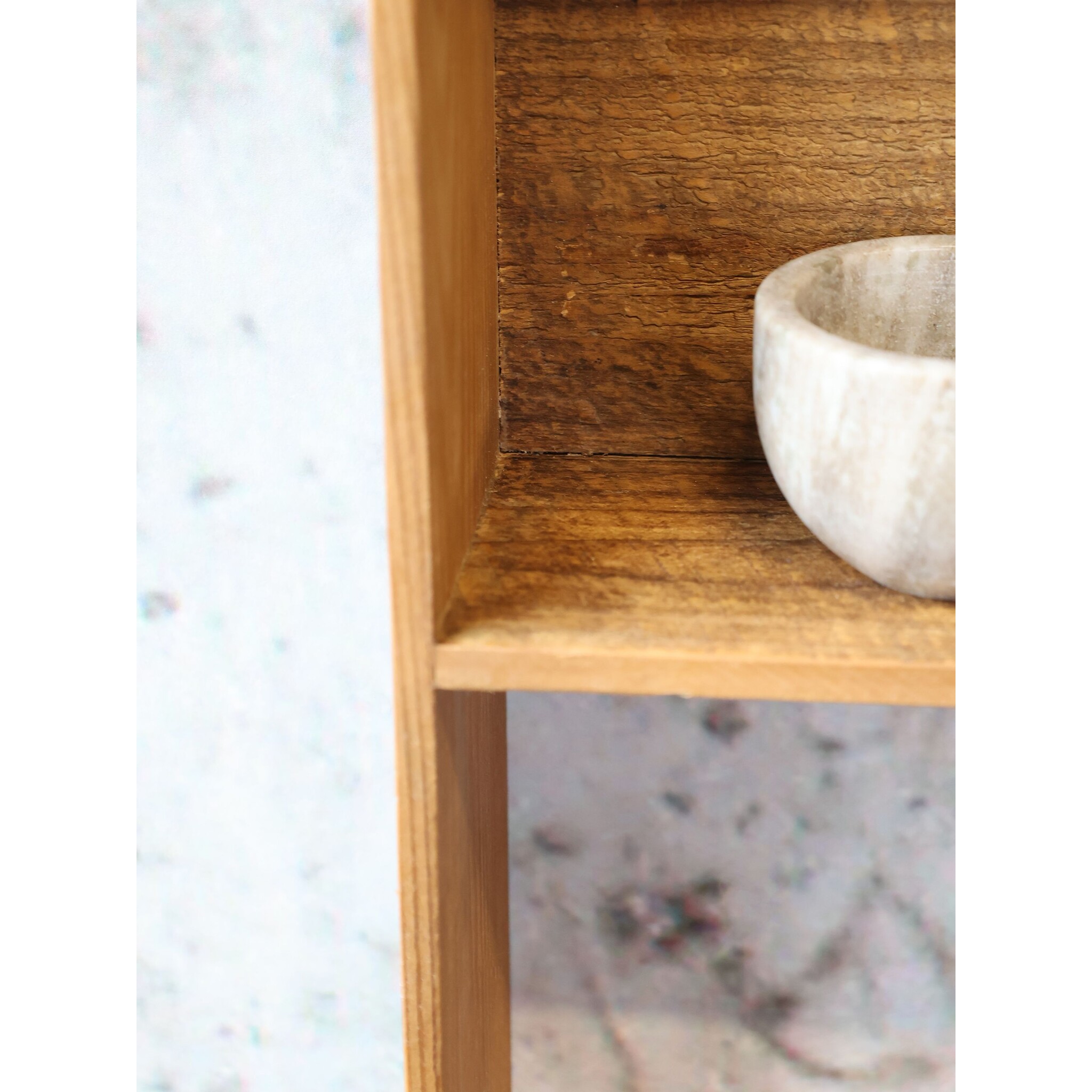 9-teiliges Regal-Set aus Kiefernholz, natur 