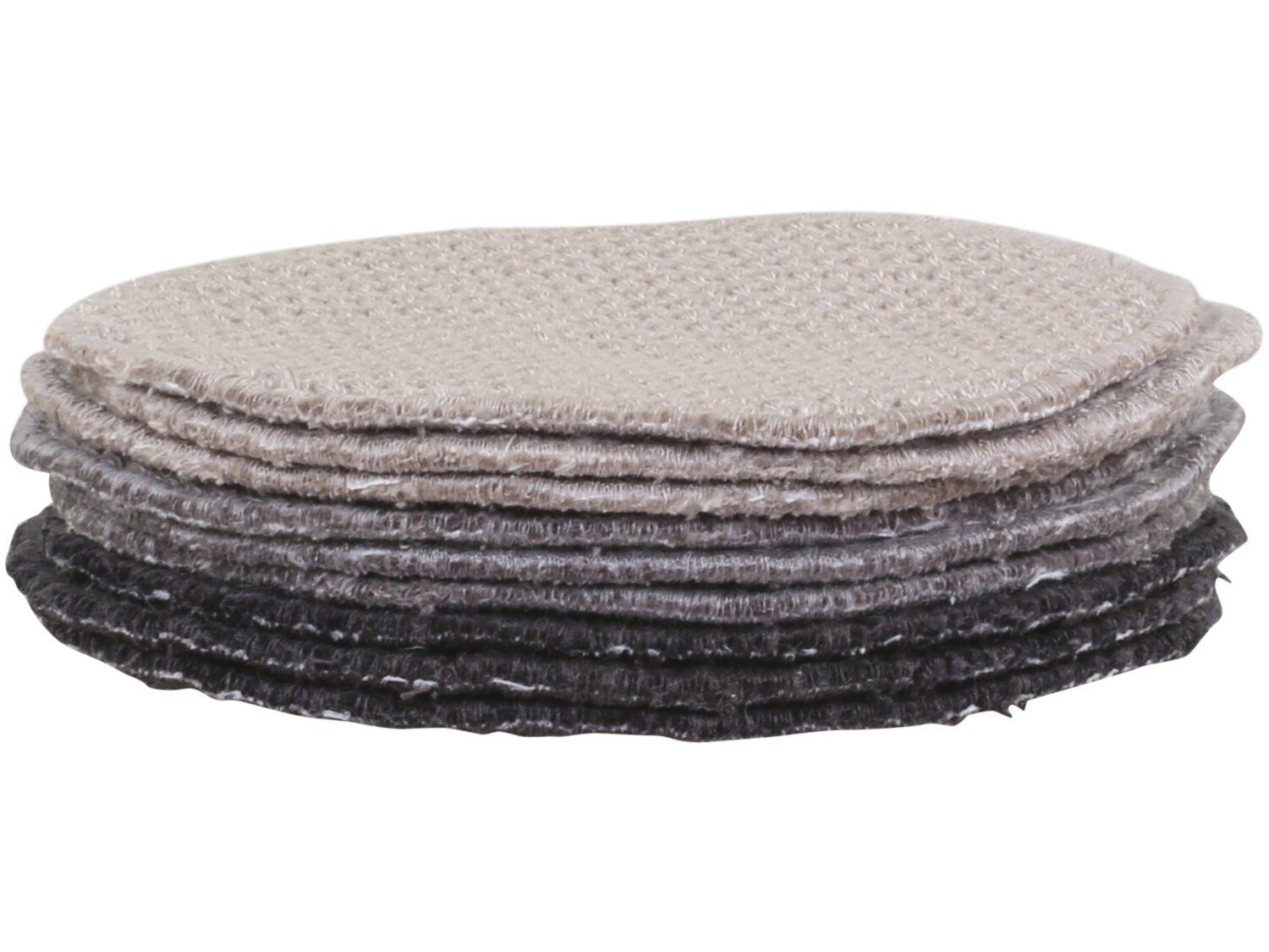 Abschminkpads wiederverwendbar 9er Set, grau 