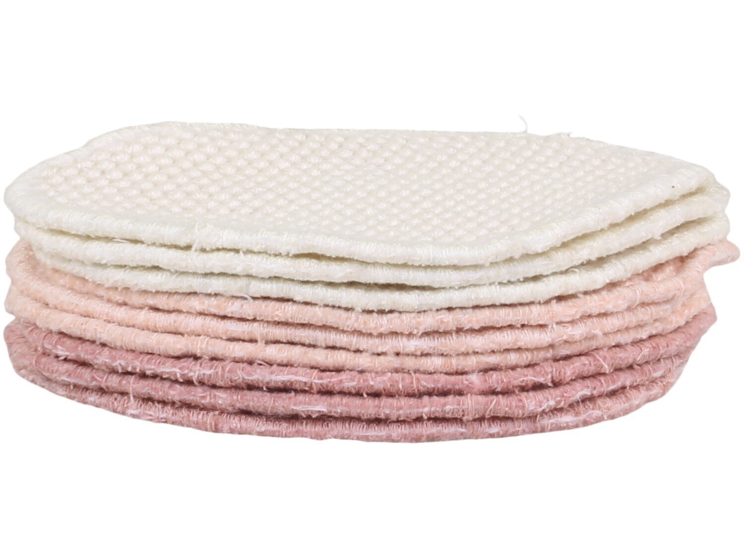 Abschminkpads wiederverwendbar 9er Set, rosa 
