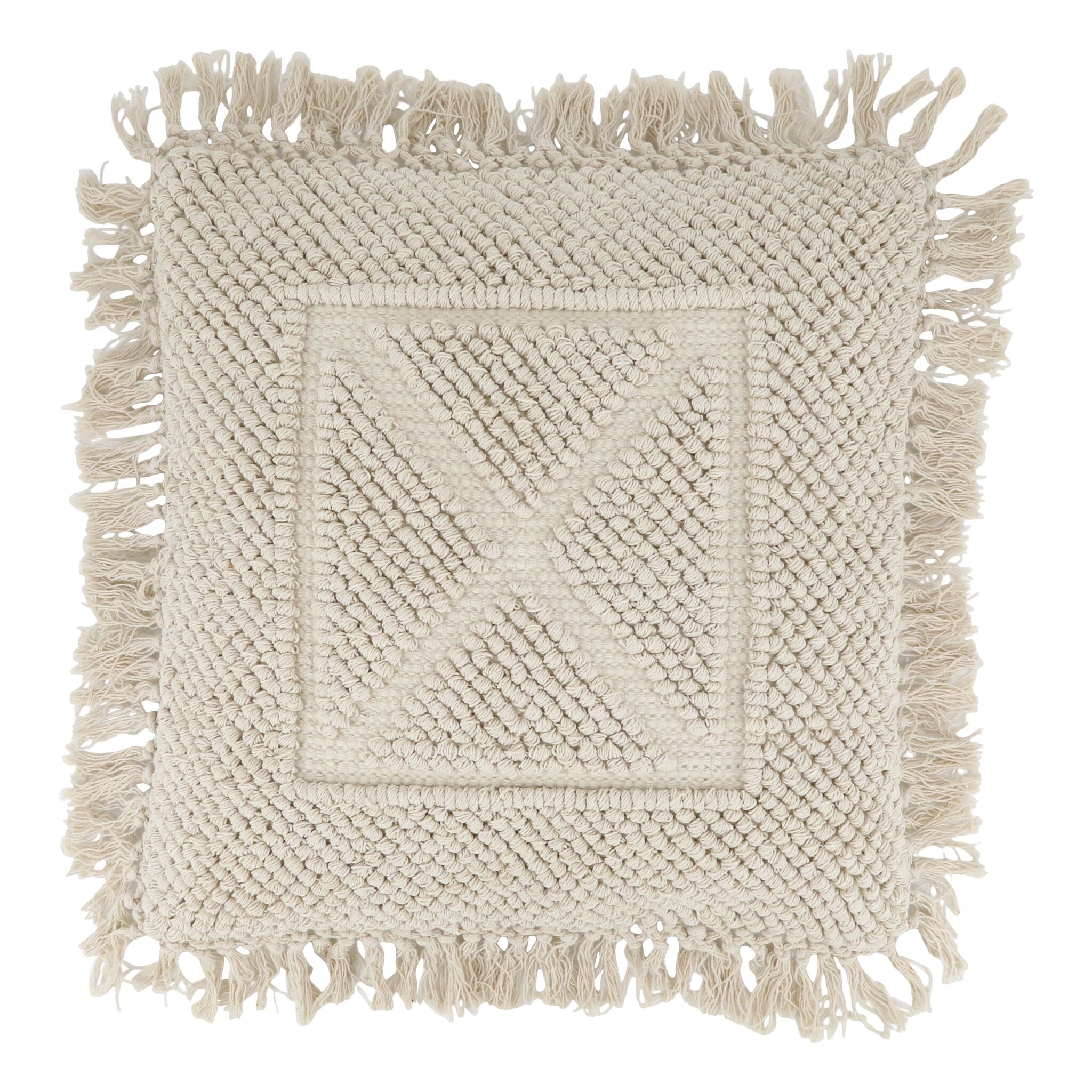 Aix Kissebezug mit Muster off white, weiss 
