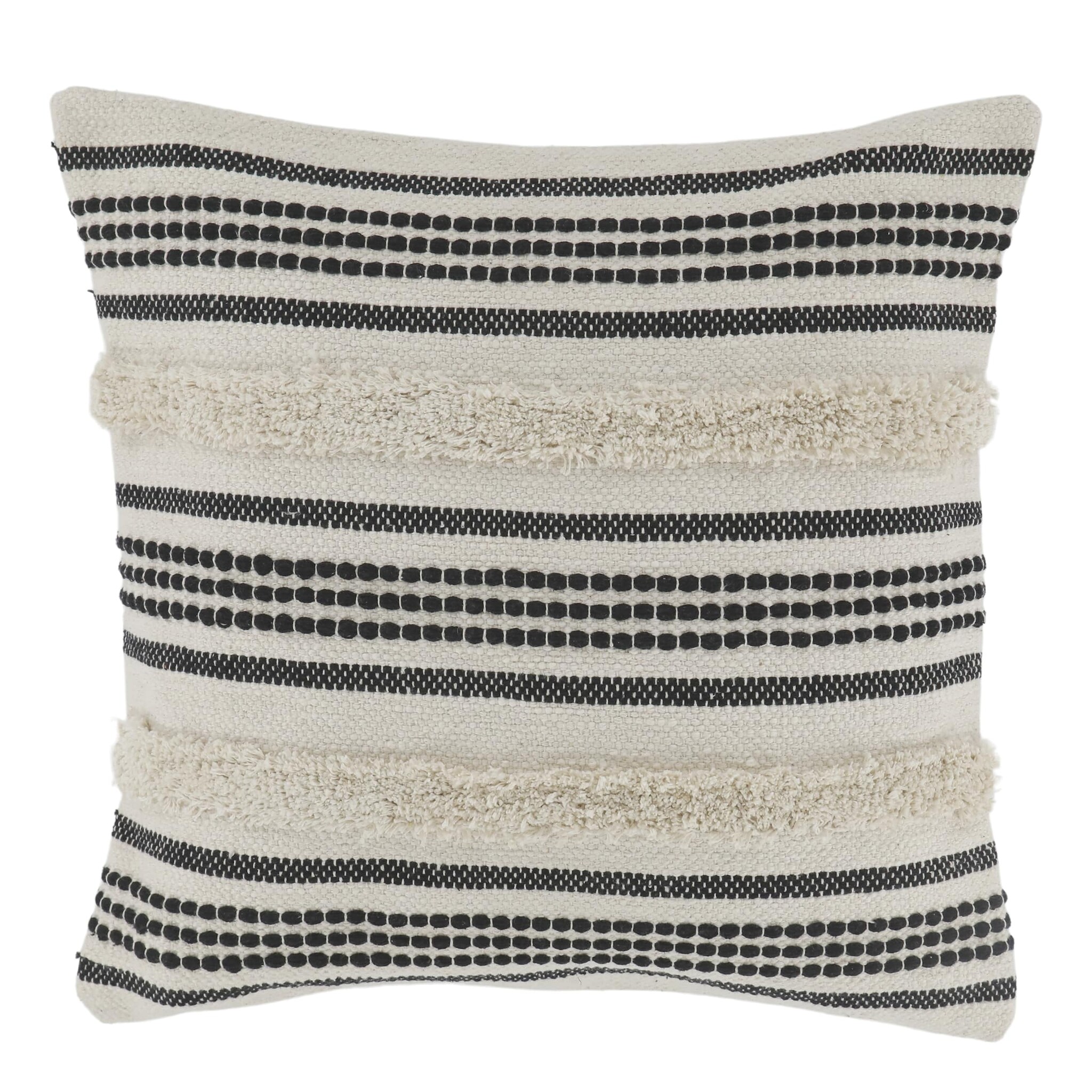 Aix Kissenbezug mit Muster Weiß, weiß L50, B50 cm