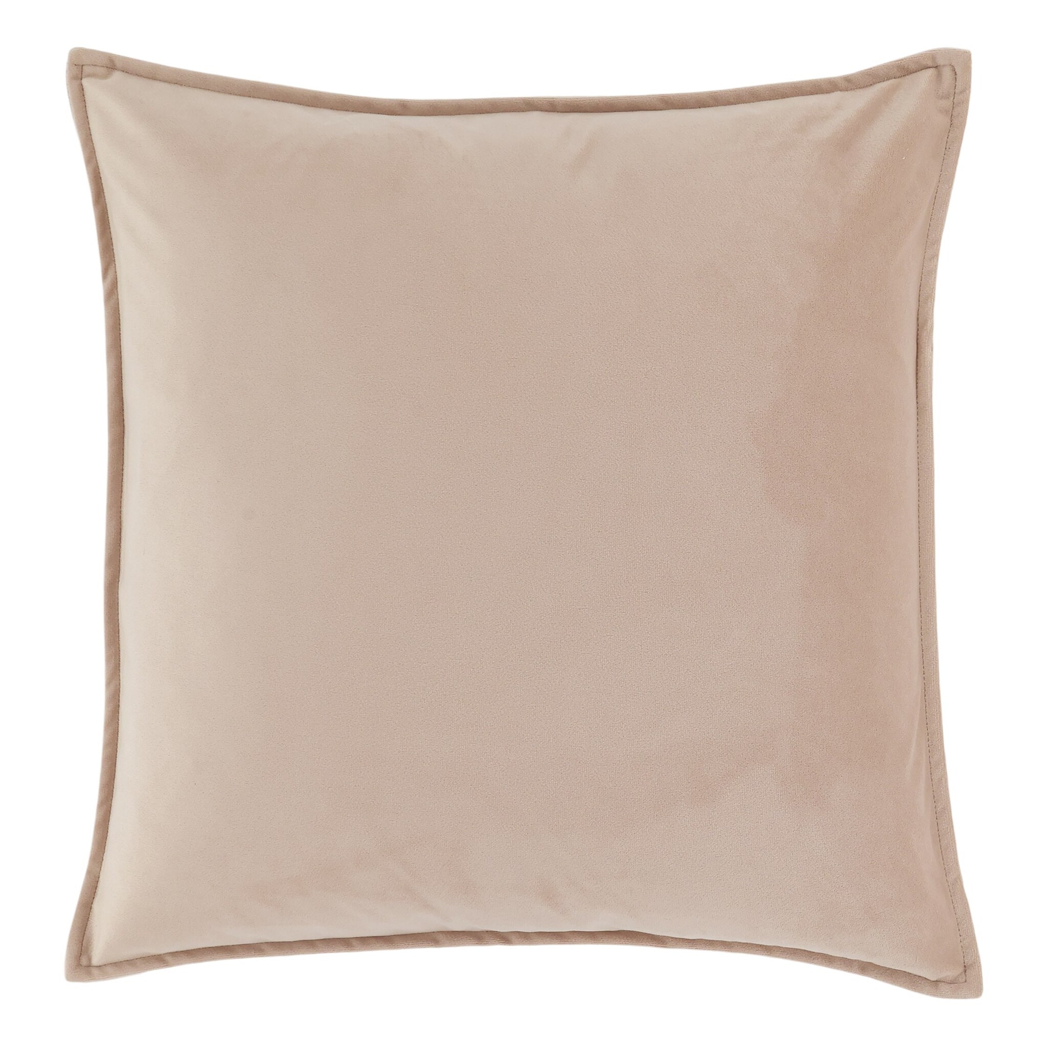 Aix Kissebezug Velour 50x50cm, staubig rosa 