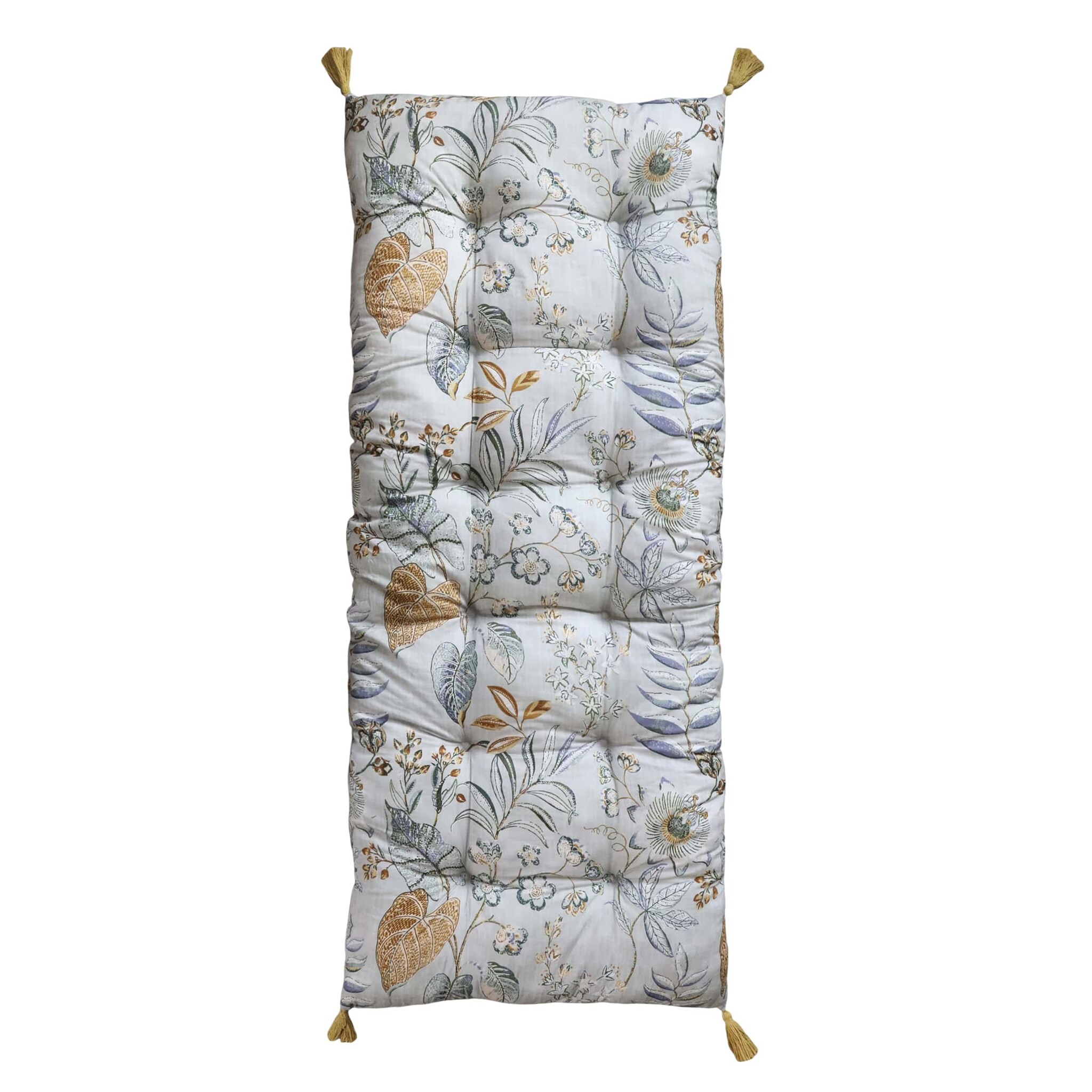 Aix Matratze mit Blumenmuster 3, opal