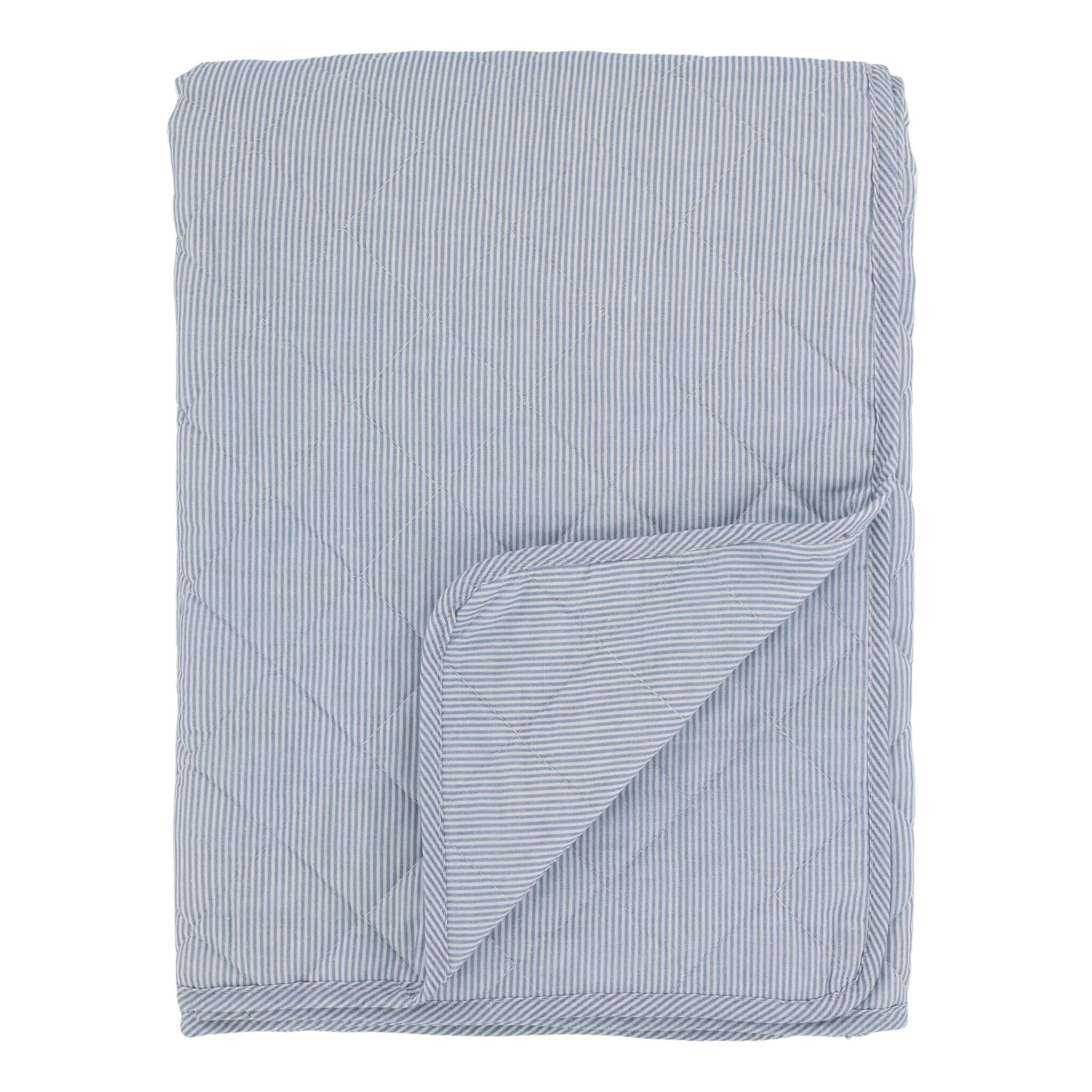 Aix Quilt Maritimes Streifenmuster, sky blue 