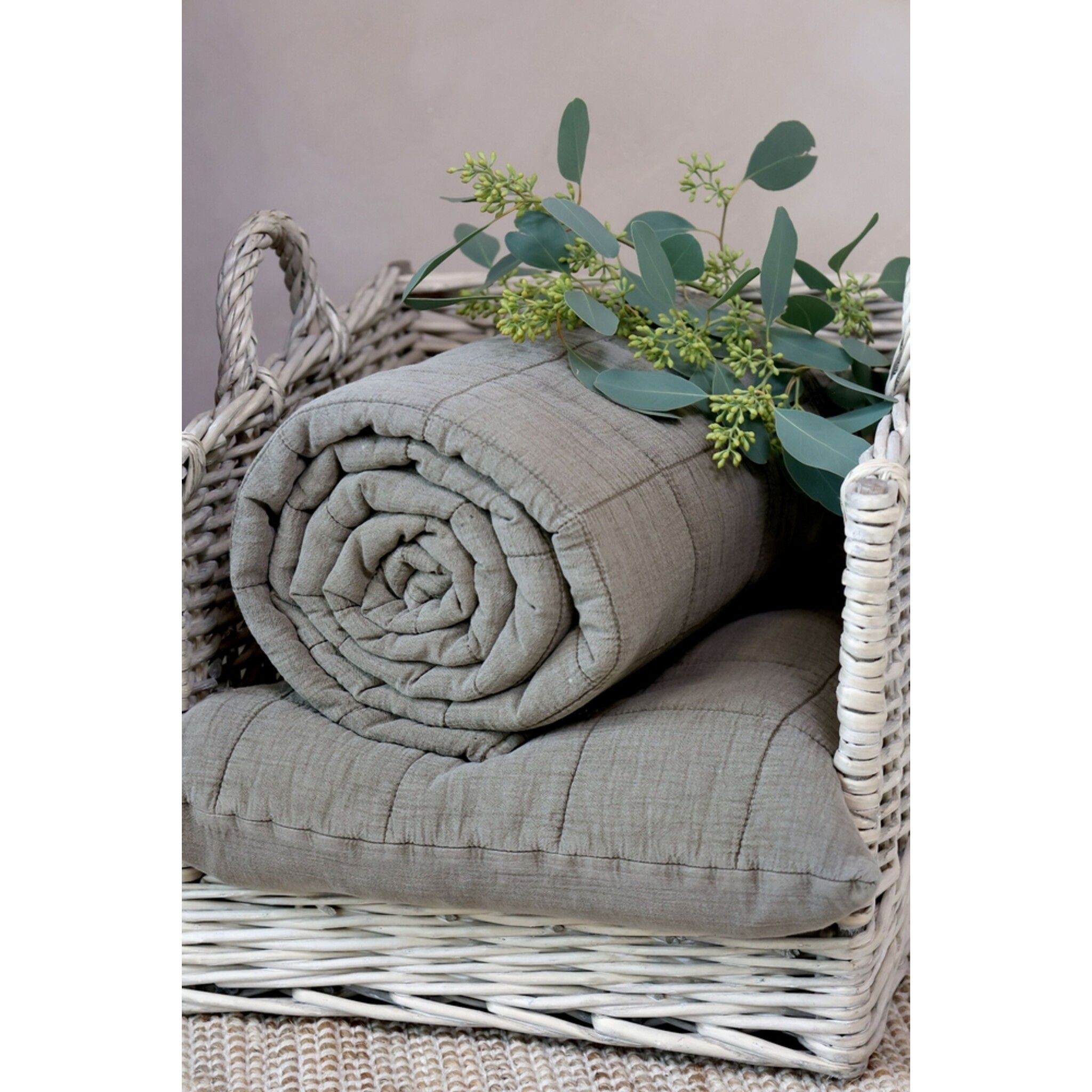 Aix Vintage Kissenbezug, opal 