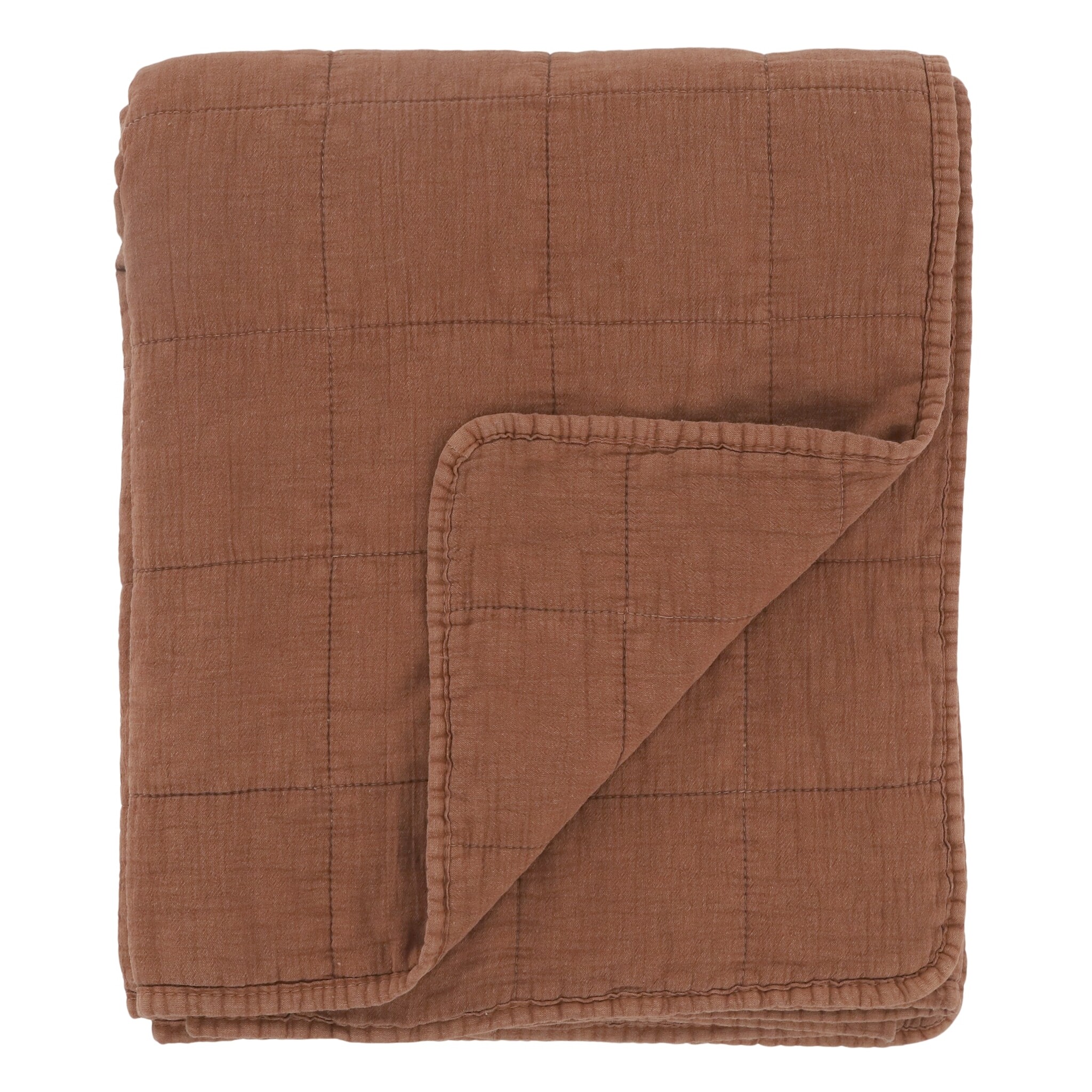 Aix Vintage Quilt, terracotta