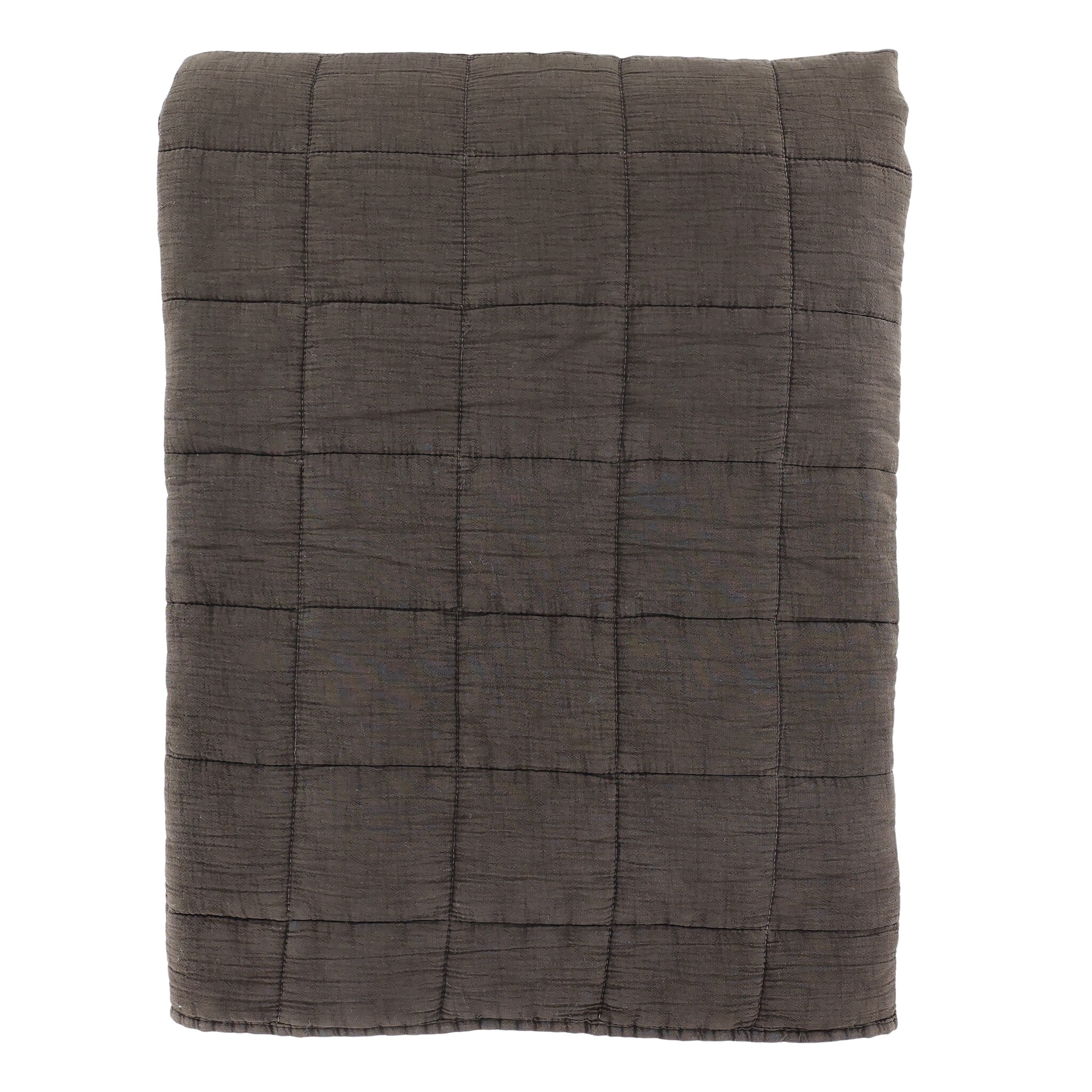 Aix Vintage Quilt Bettdecke, mokka 