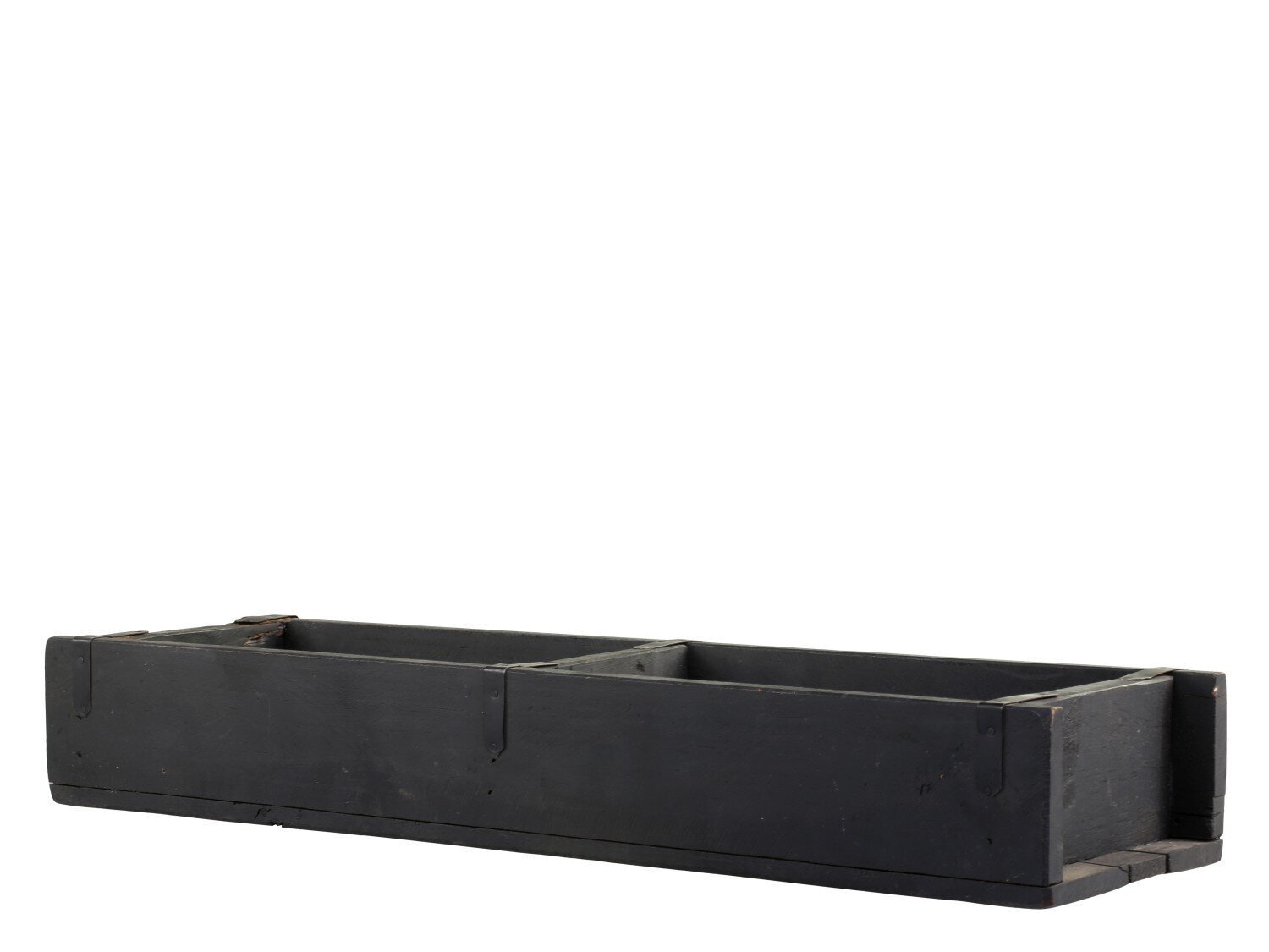 Alte Backsteinform doppelt schwarz, schwarz 