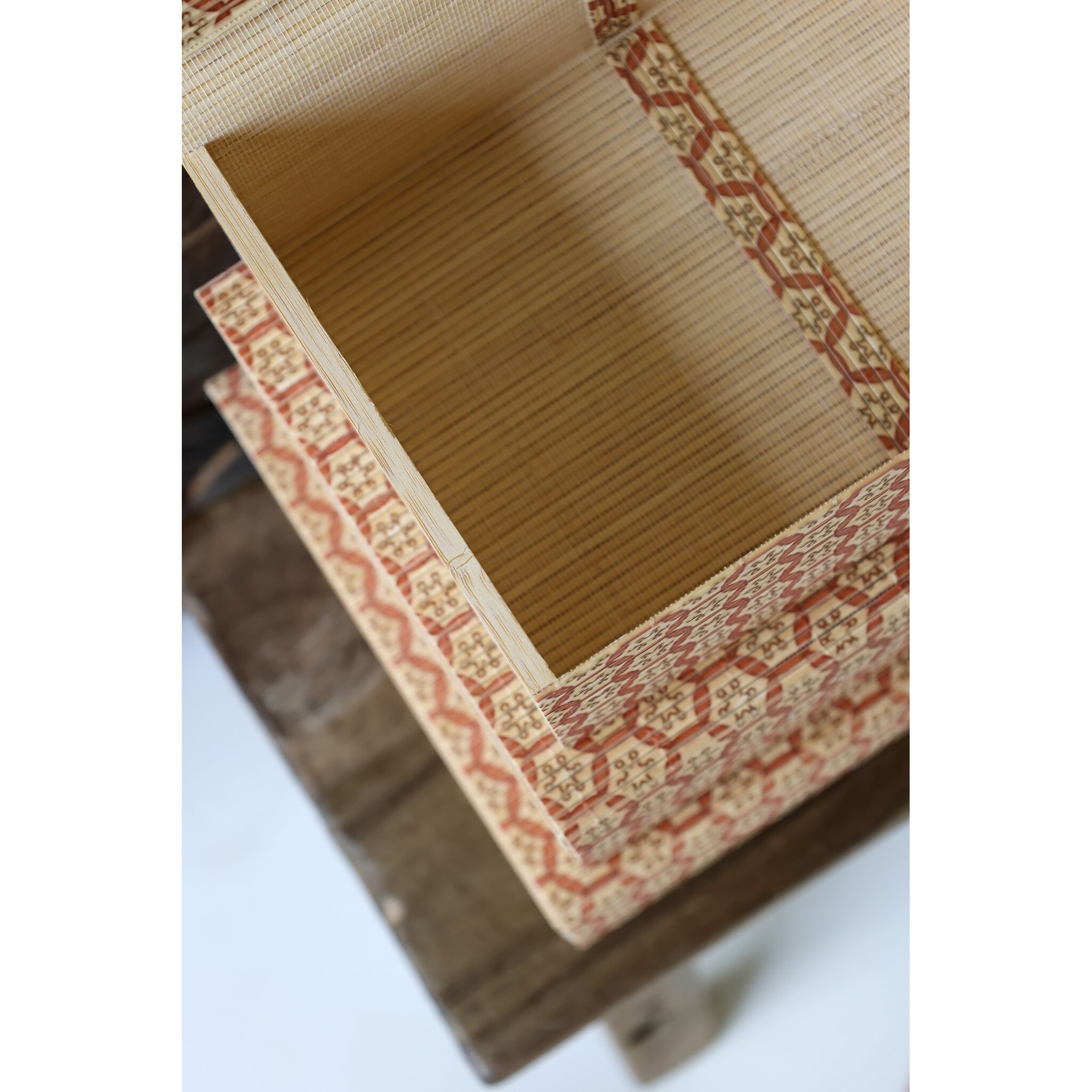 Amilly Schachteln aus Bambus 3er Set, coral max 30 x 20 x 10 cm