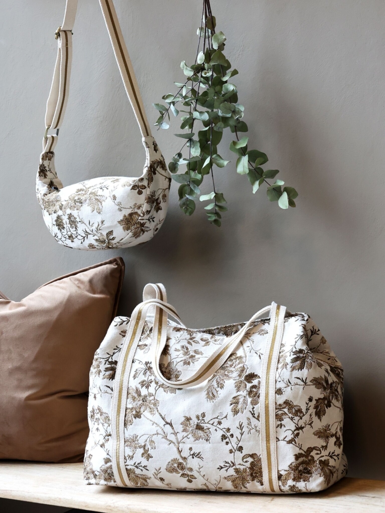 Chic Antique Anniversary Shopper-Tasche, creme 
