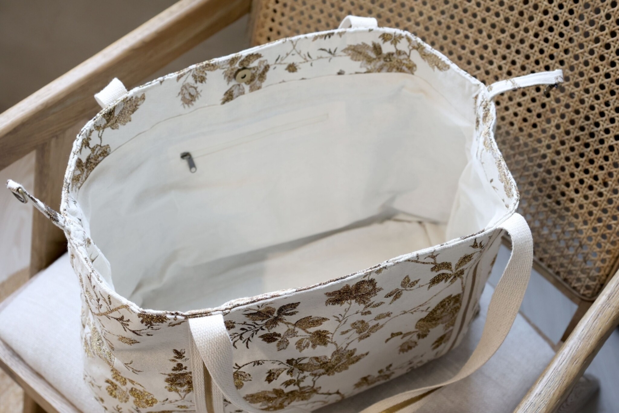 Chic Antique Anniversary Shopper-Tasche, creme 