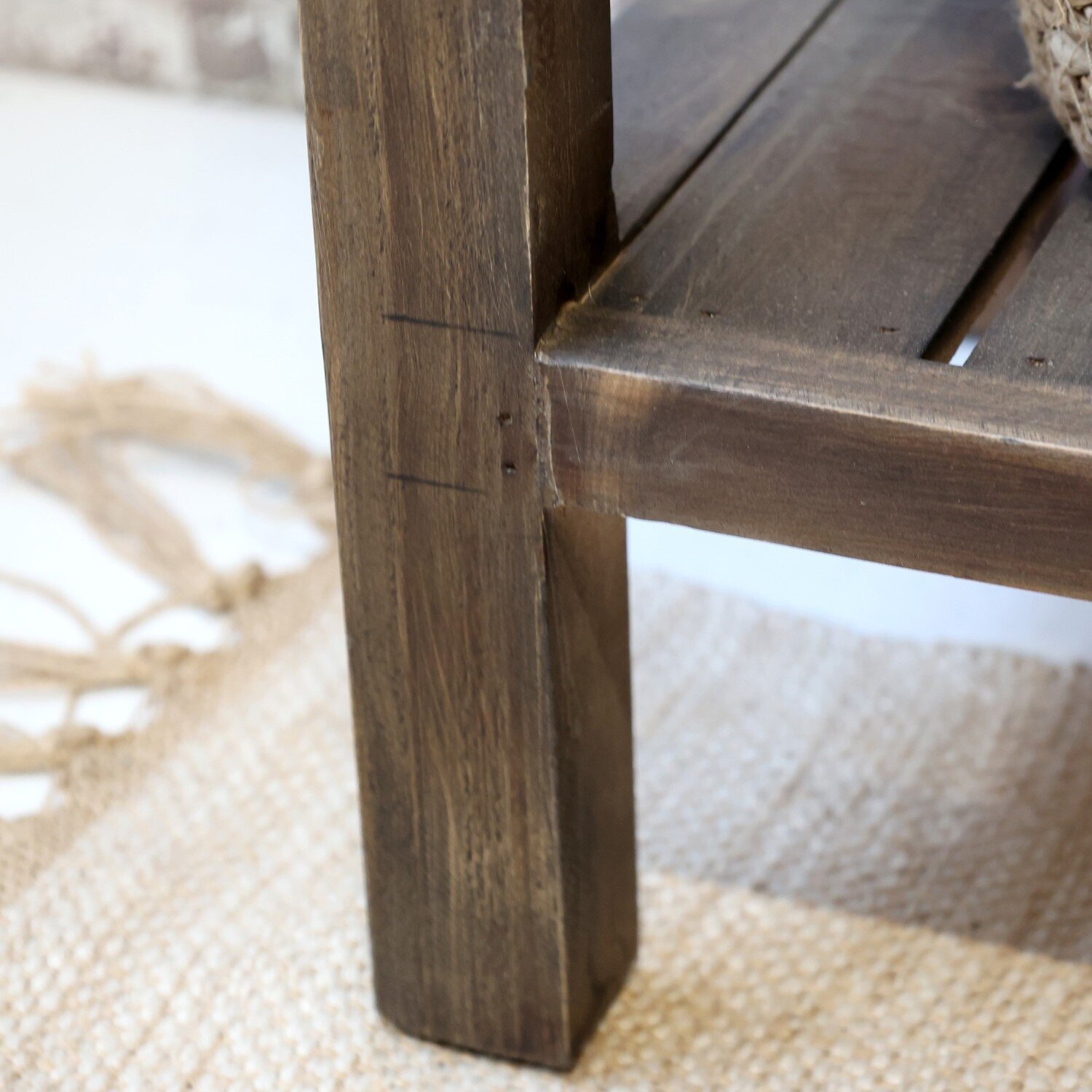 Anrichtetisch aus Tannenholz, natur 