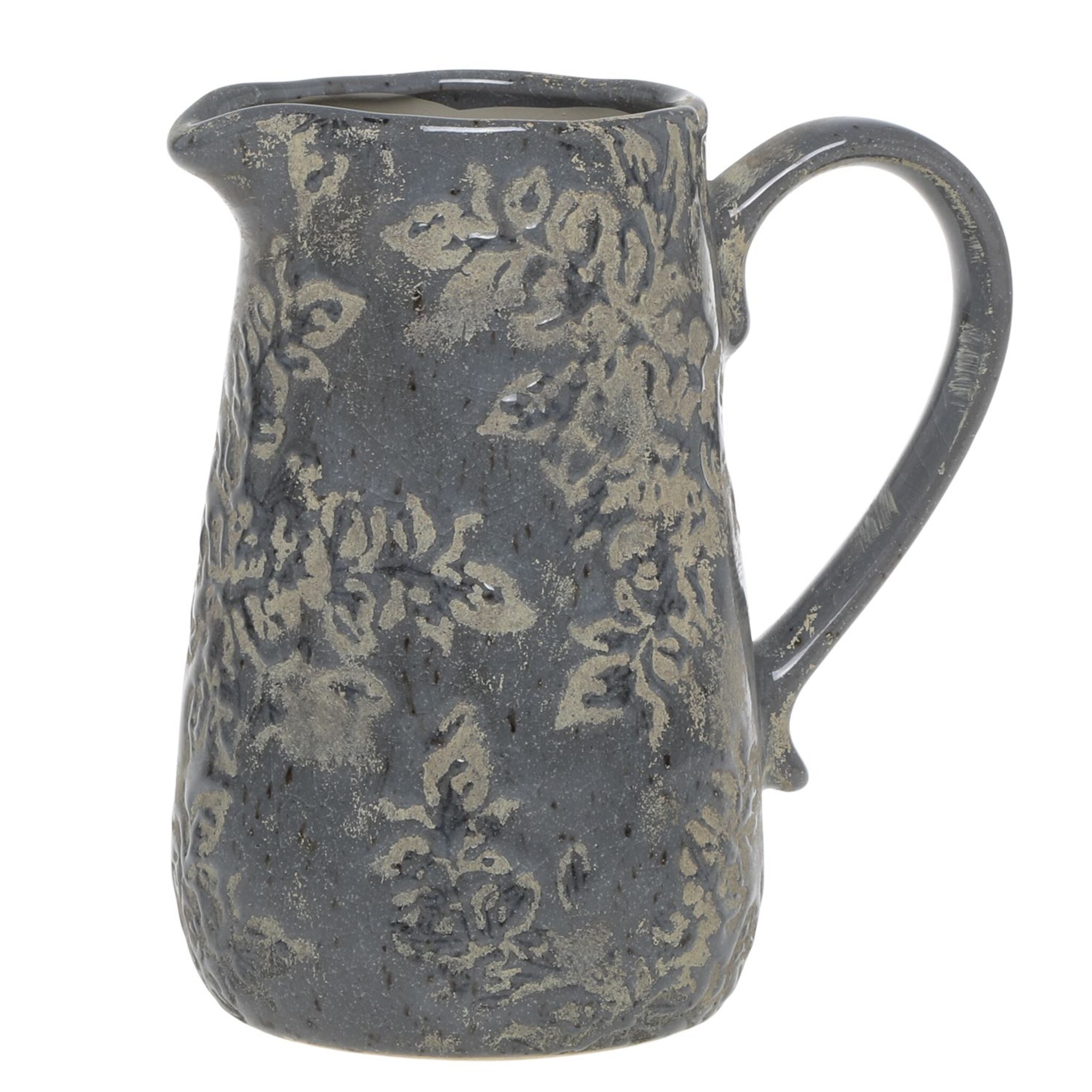 Antibes Kanne mit Blumenmuster, opal 