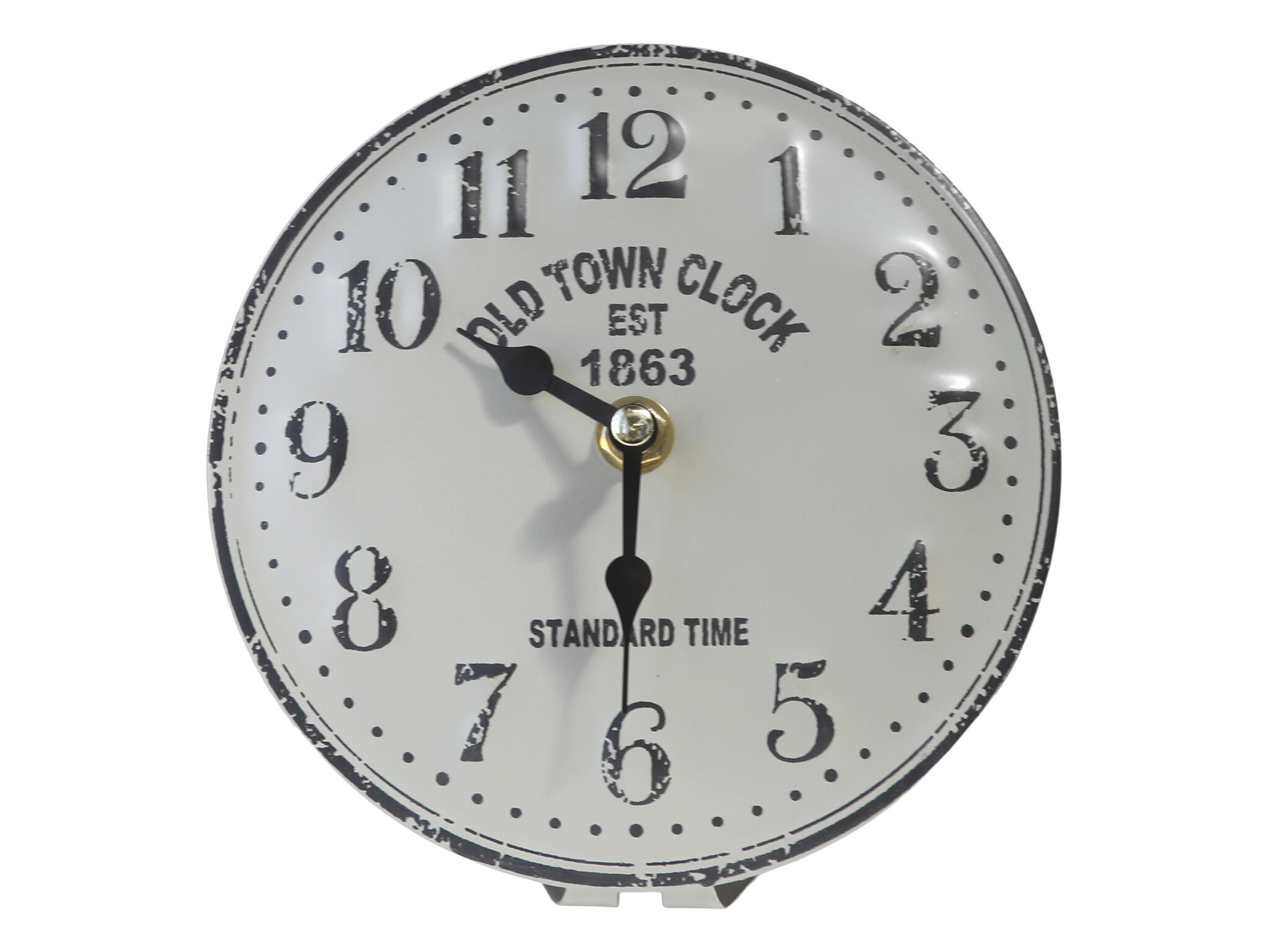 Antike Tischuhr, grau 