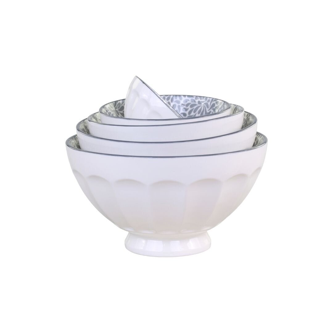 Arés Schüssel 5er-Set, franz. grau 