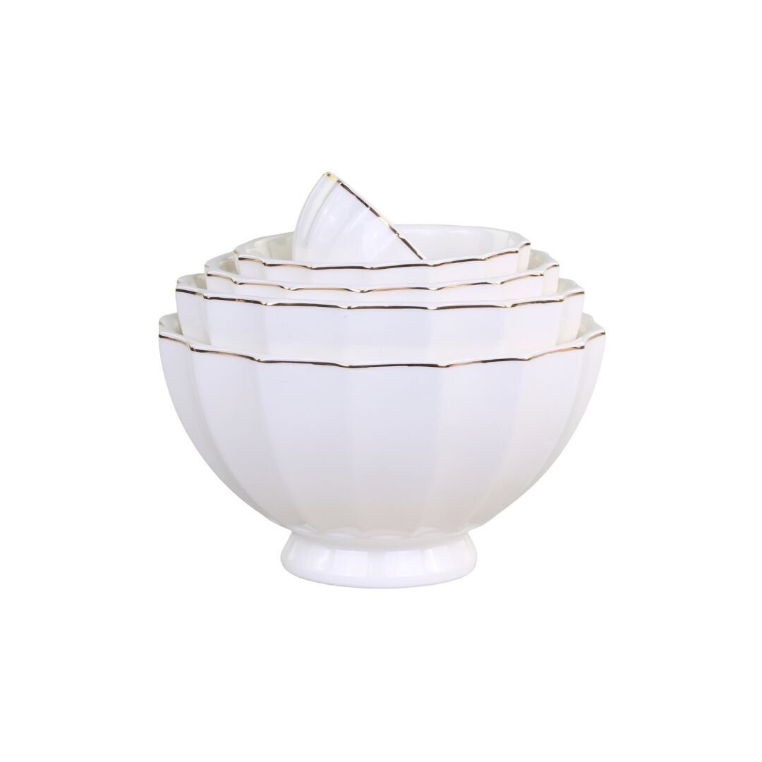 Arés Schüssel 5er-Set, weiss 