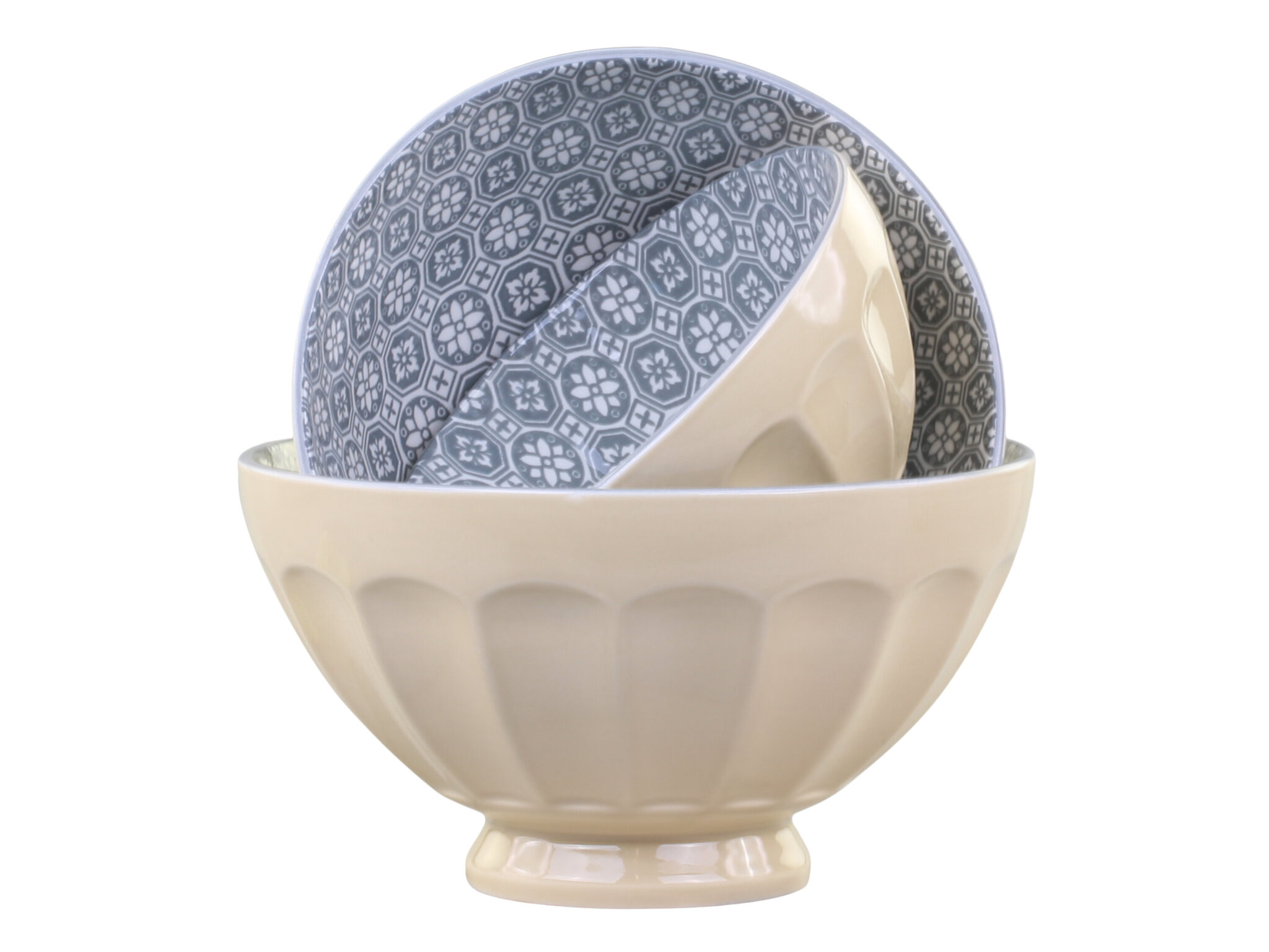 Arés Schüssel 5er-Set, latte 