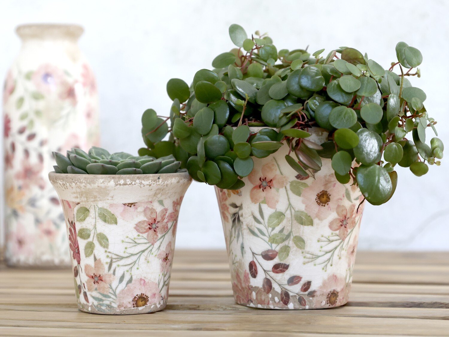 Auray Blumentopf mit Blumen Muster von Chic Antique günstig bestellen
