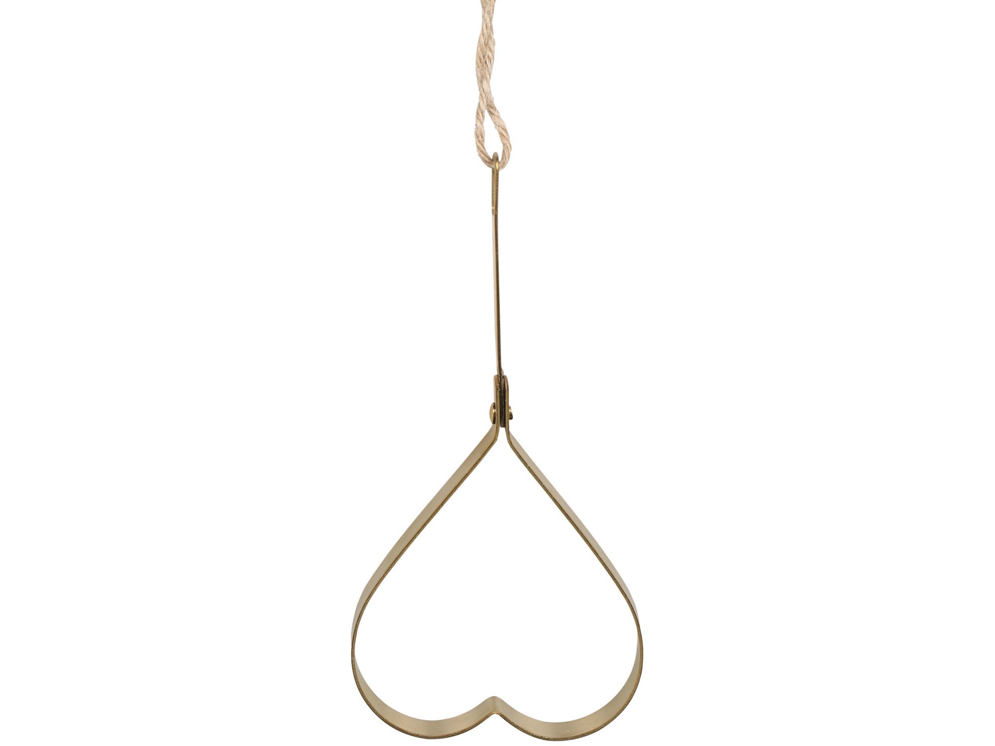 Ausstechform messingfarben aus Metall,