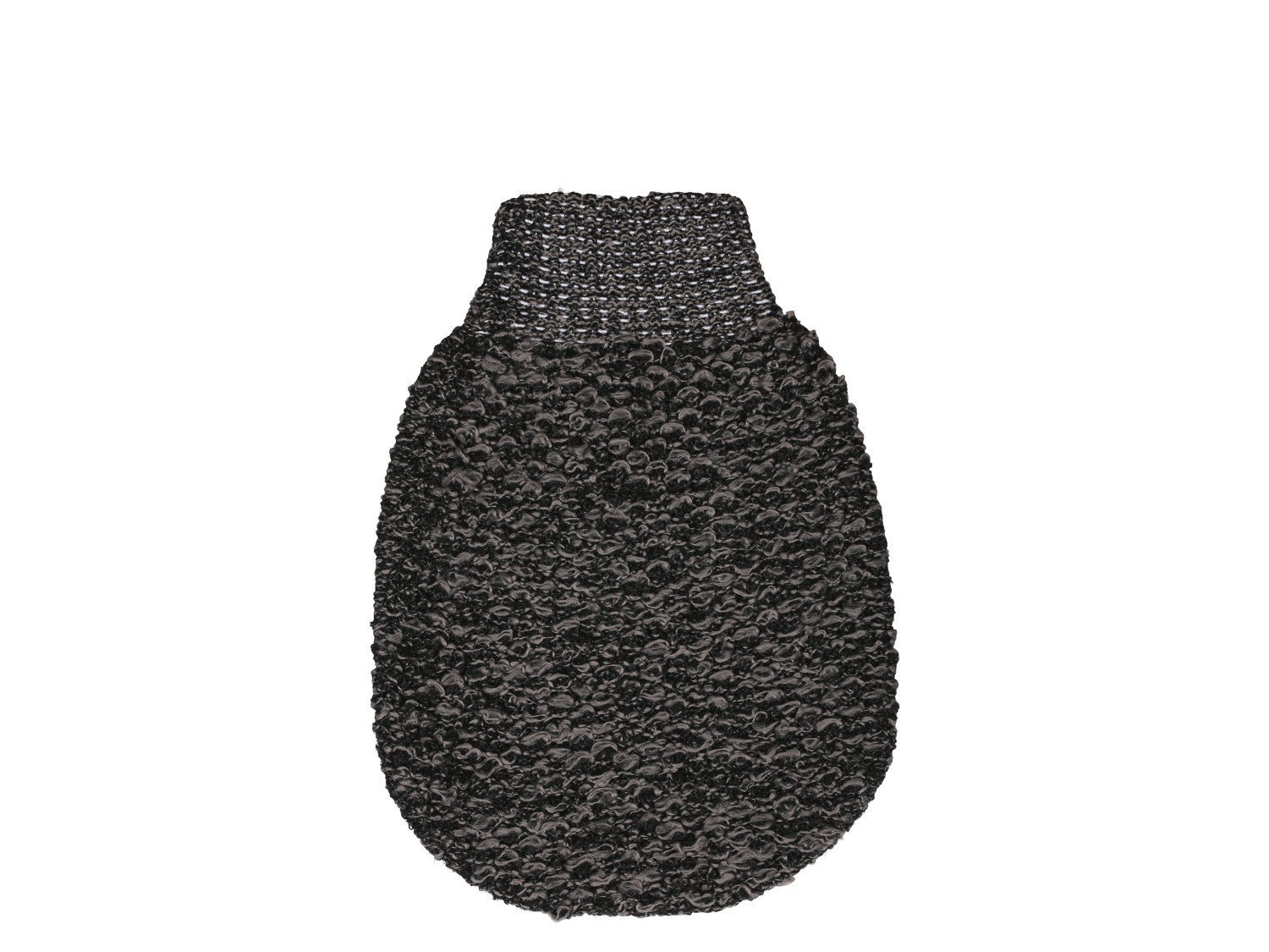 Badehandschuh, schwarz 