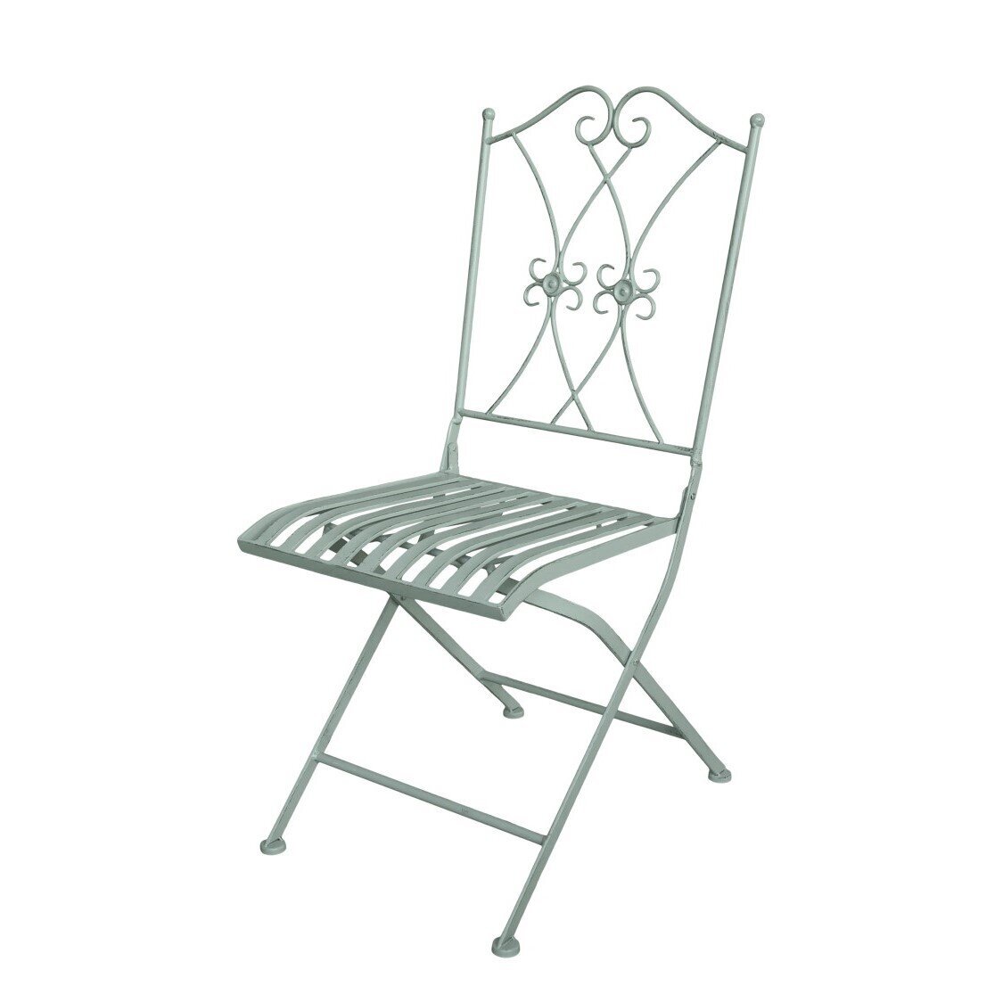 Bistrostuhl für den Garten, antique grün 