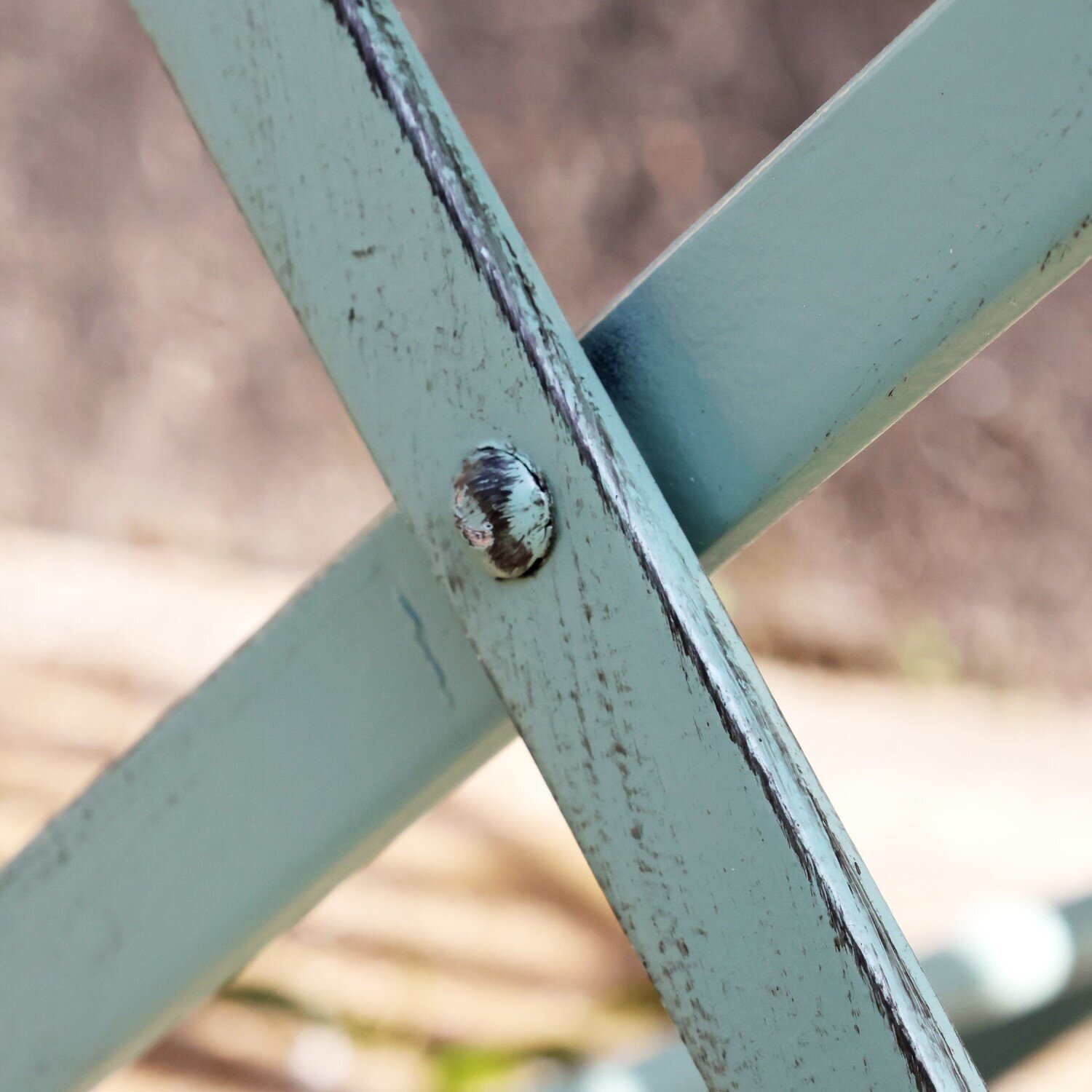 Bistrostuhl für den Garten, antique grün 