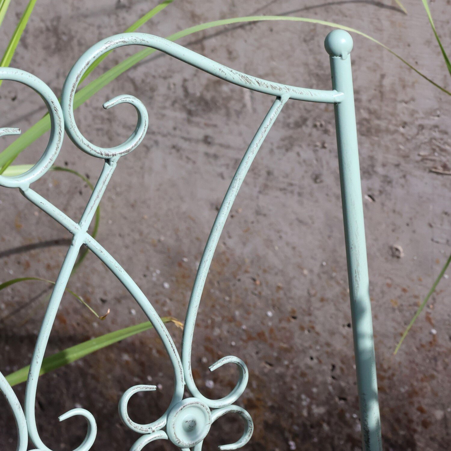 Bistrostuhl für den Garten, antique grün 