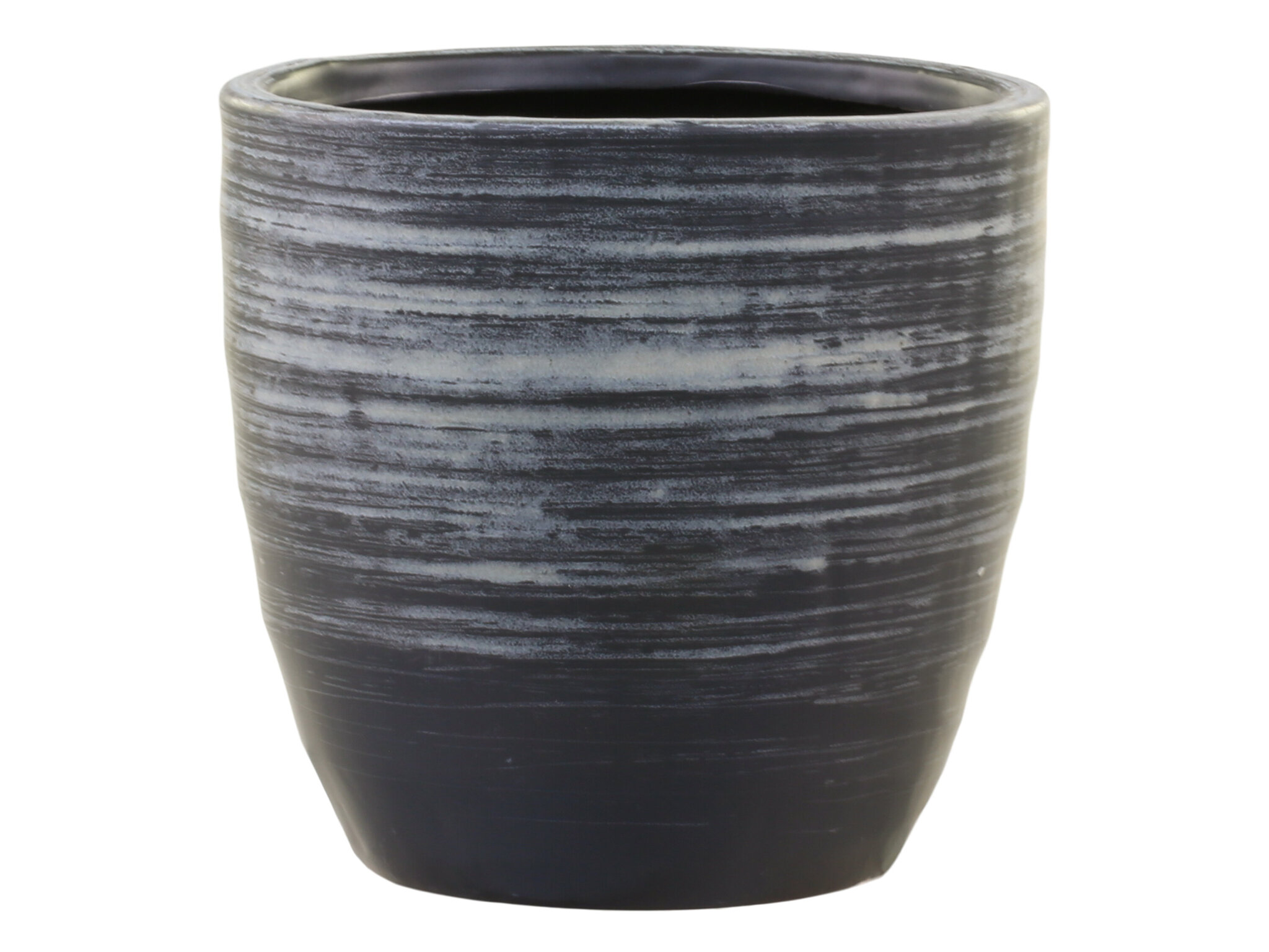 Blumentopf Limoux, antik schwarz Ø13 x H13 cm