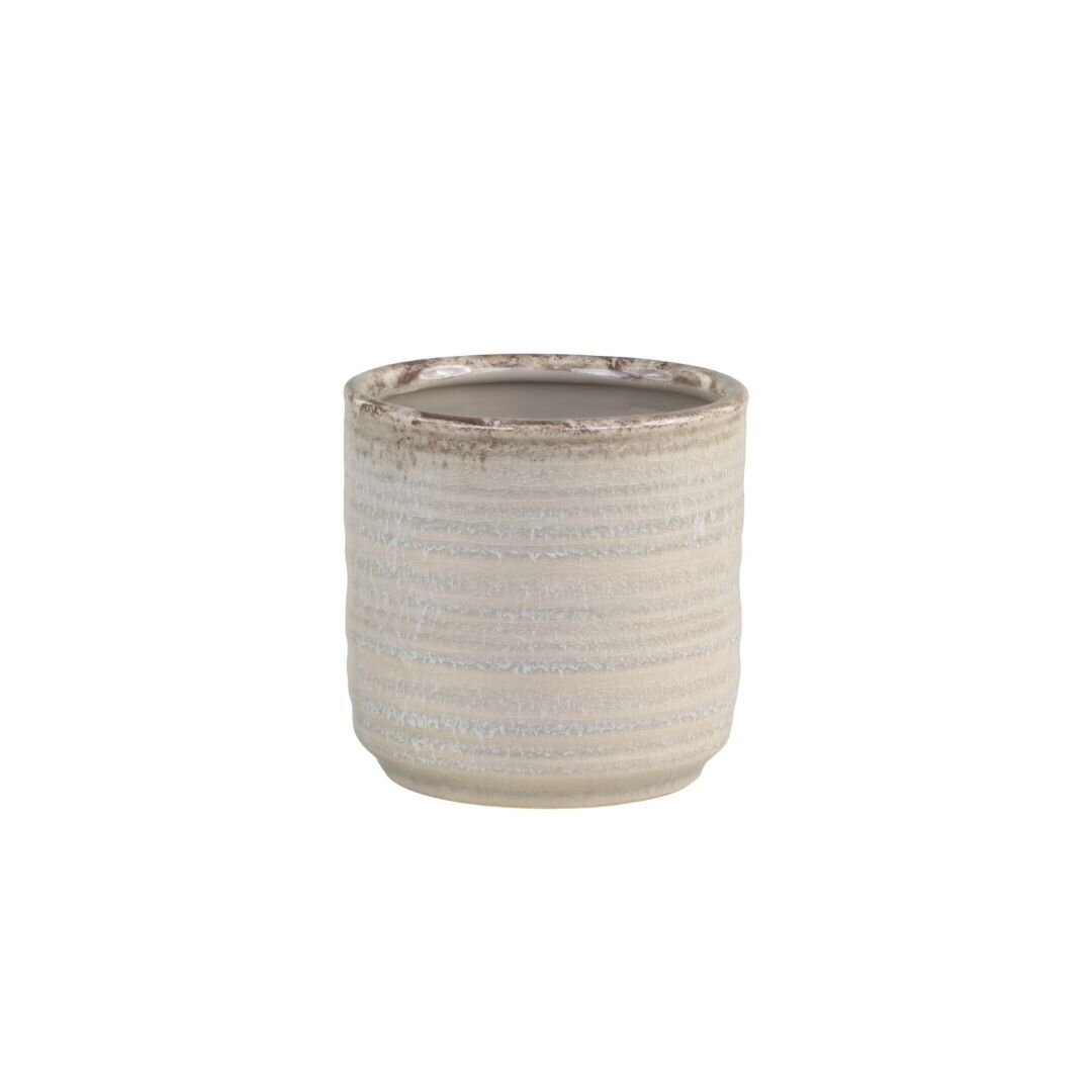 Blumentopf Niort, antique latte H11 x Ø12,5 cm