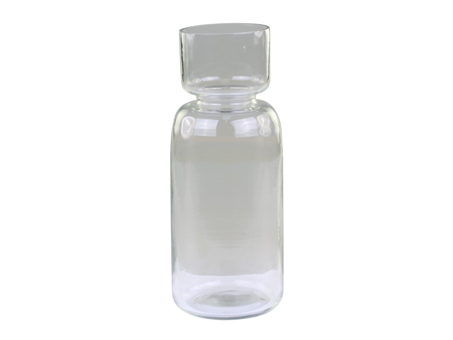 Blumenvase aus Glas, klar H25 x Ø9,5 cm