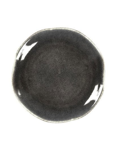 Chic Antique Calais Frühstücksteller, kohle 