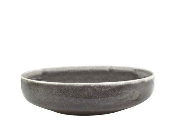 Chic Antique Calais Schale, kohle H5/D18 cm