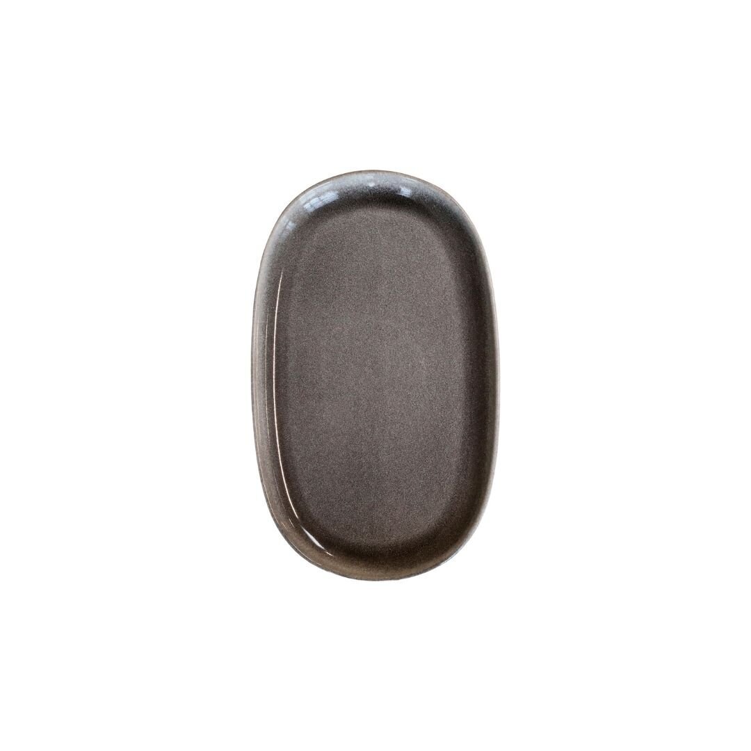 Calais Servierplatte, kohle 