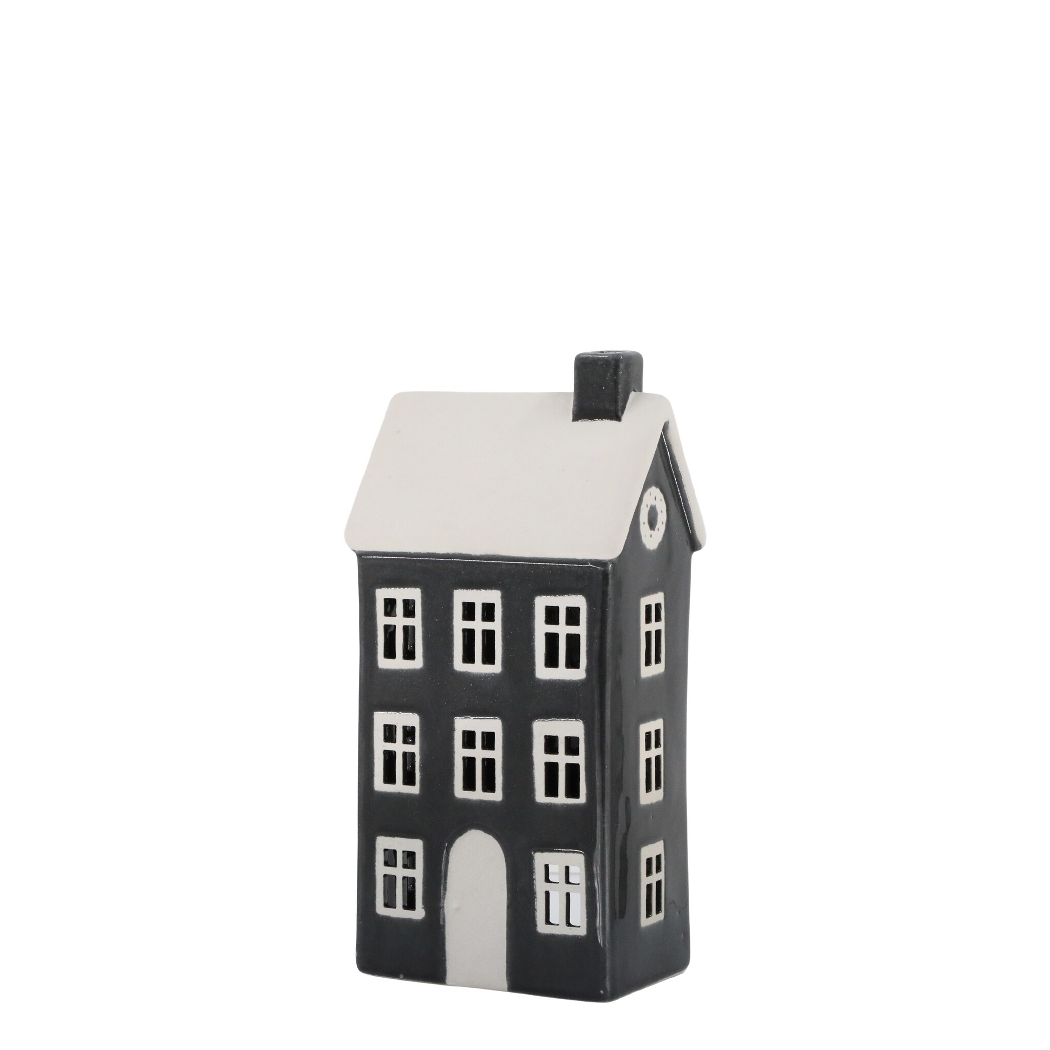 Chamonix Lichthaus 5 für Teelicht, schwarz 