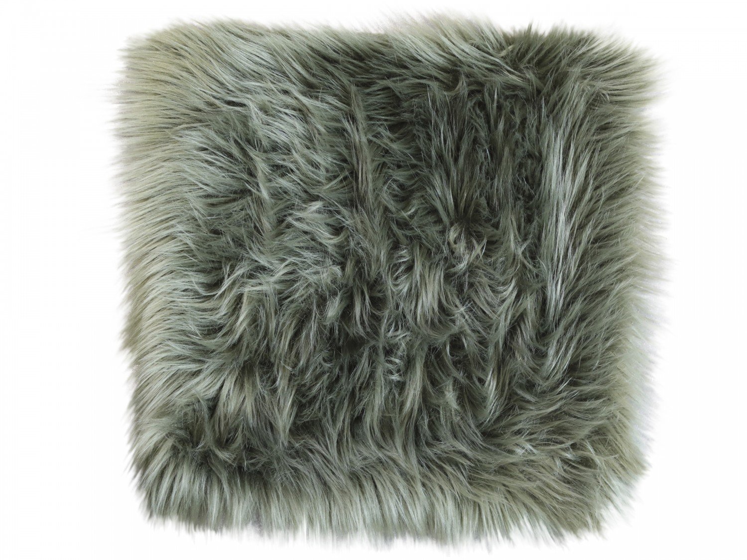 Dekofell Stuhlauflage, moosgrün 