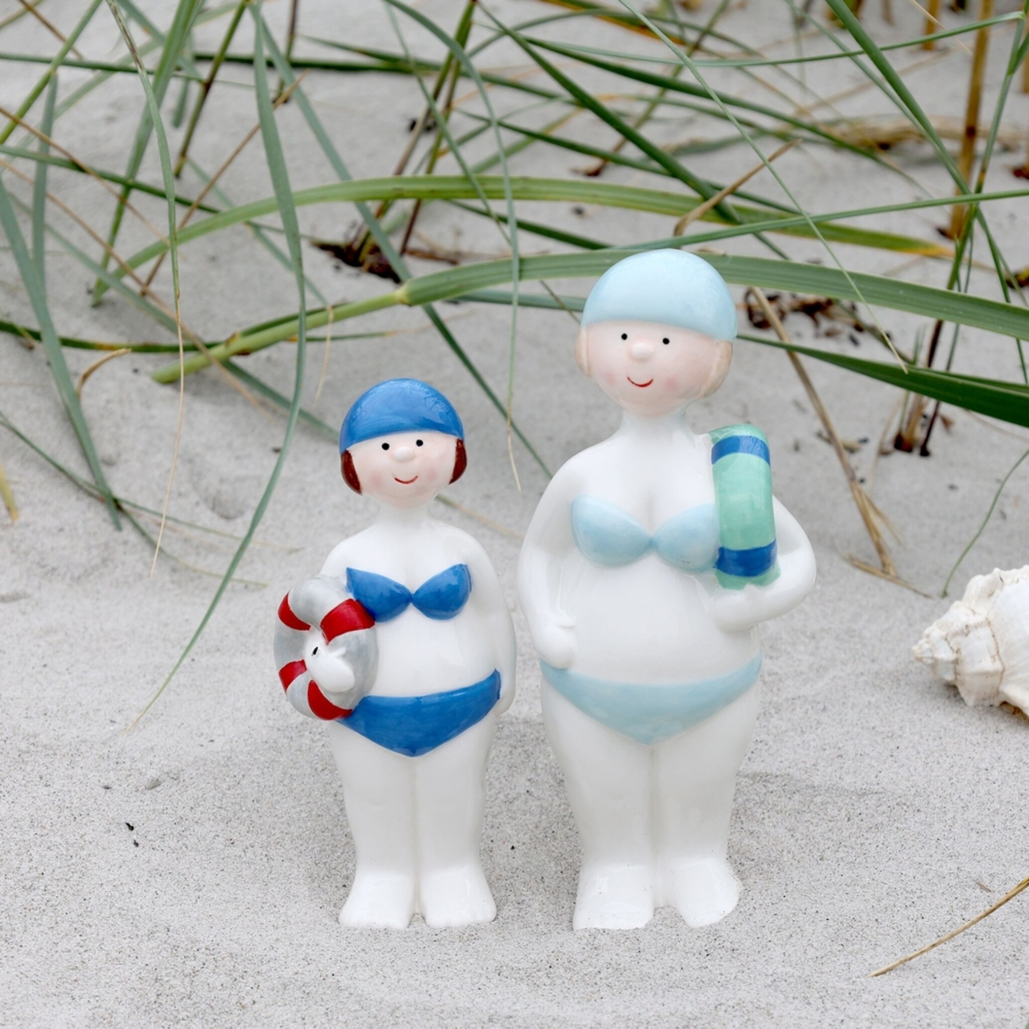 Deko Damen mit Schwimmring 2er, ocean 